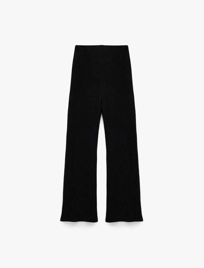  Yüksek Bel Geniş Paça Palazzo Pantolon