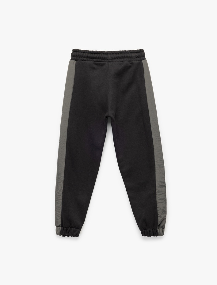 Erkek Çocuk Pamuklu Beli Lastikli Cepli Jogger Eşofman Altı