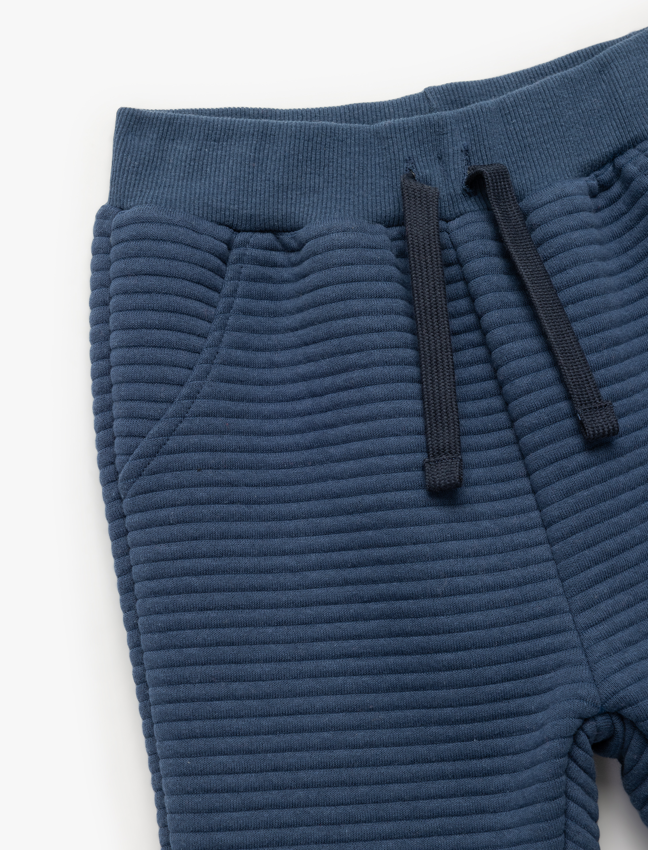  Erkek Bebek Pamuklu Beli Bağcıklı Basic Jogger Eşofman Altı