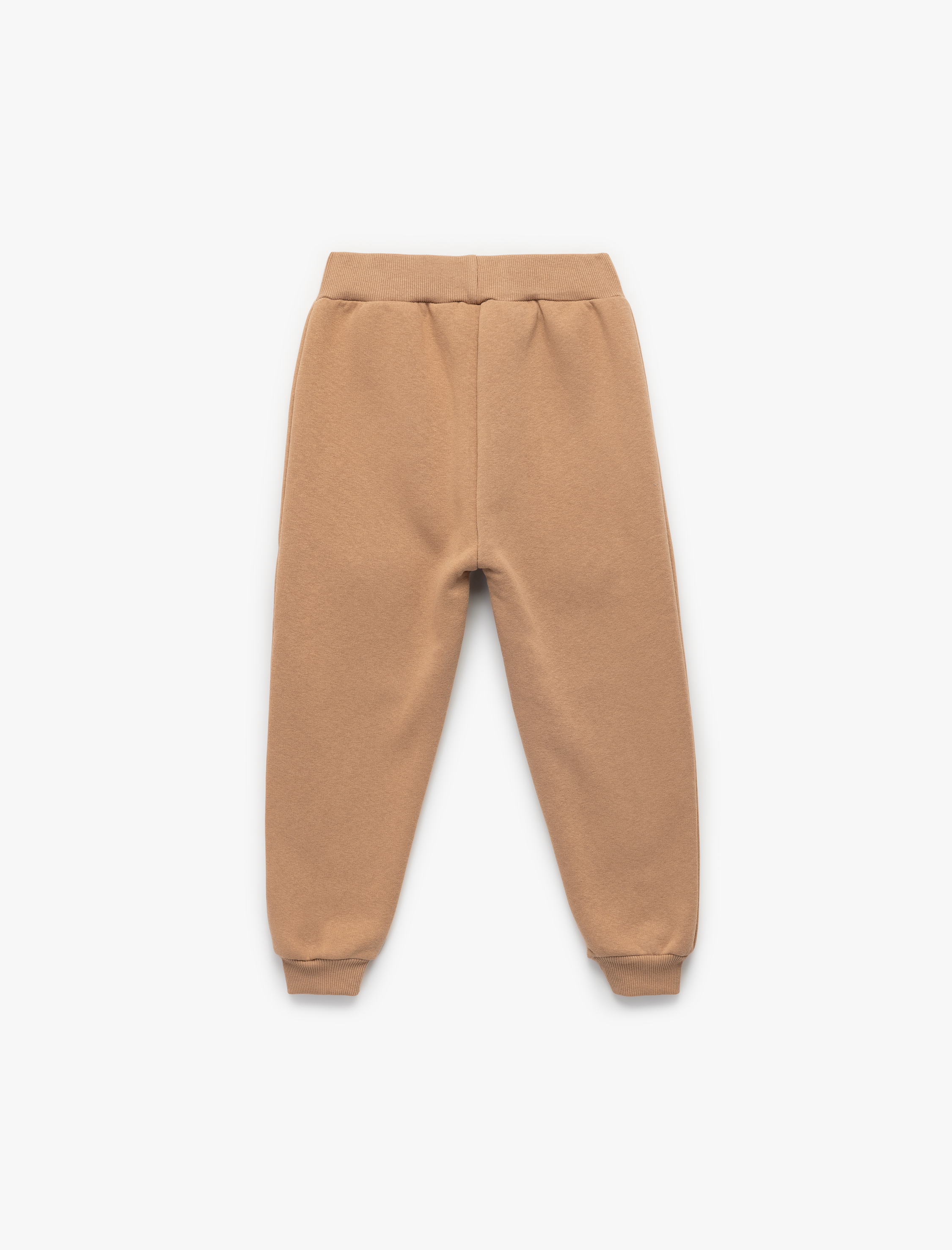  Erkek Bebek Şardonlu Kargo Cepli Pamuklu Beli Bağcıklı Jogger Eşofman Altı