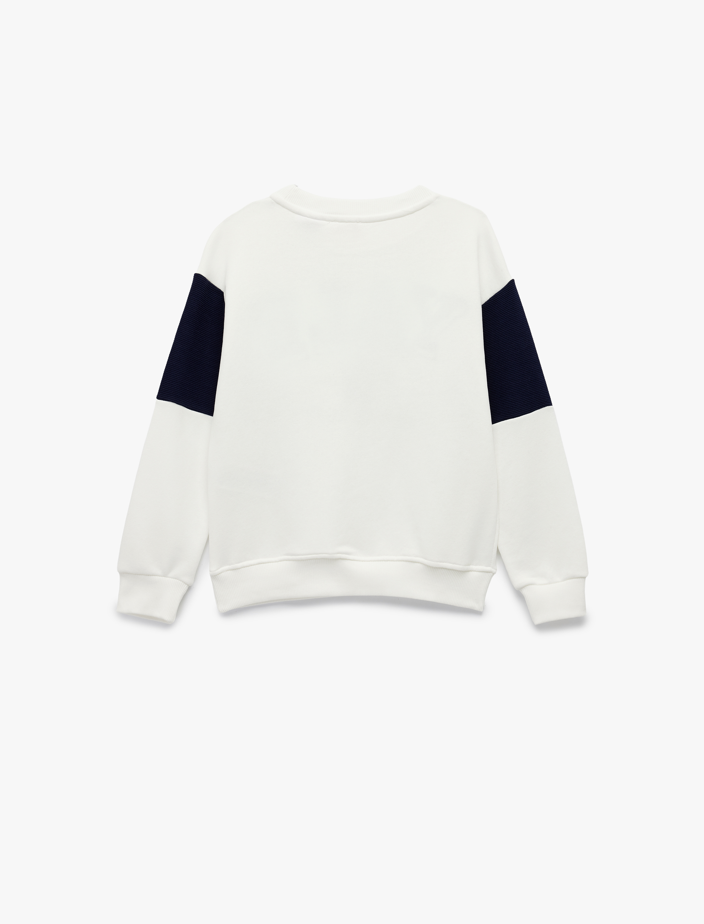  Erkek Çocuk Uzun Kollu Rahat Kesim Bisiklet Yaka Şardonlu Nakışlı Lisanslı Yale Sweatshirt