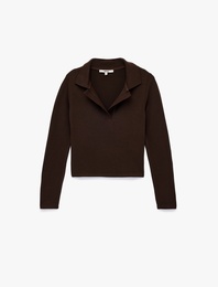 Regular Fit Uzun Kollu Polo Yaka Tişört