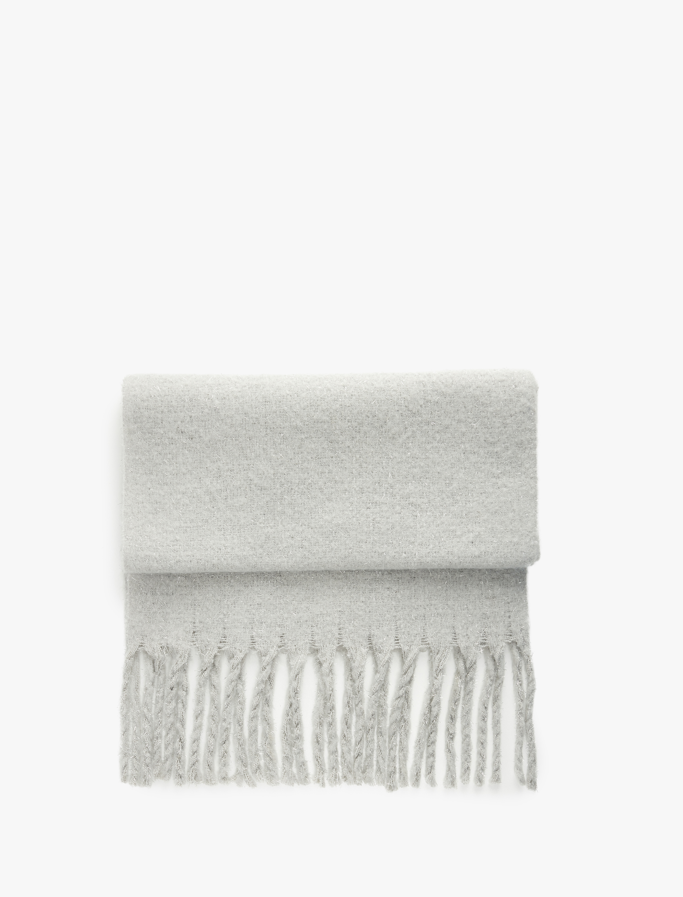  Kadın Sim Detaylı Püsküllü Uzun Atkı