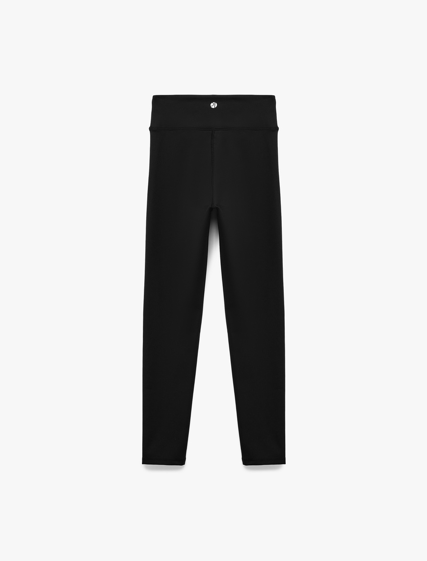   Yüksek Bel Slim Fit Spor Tayt
