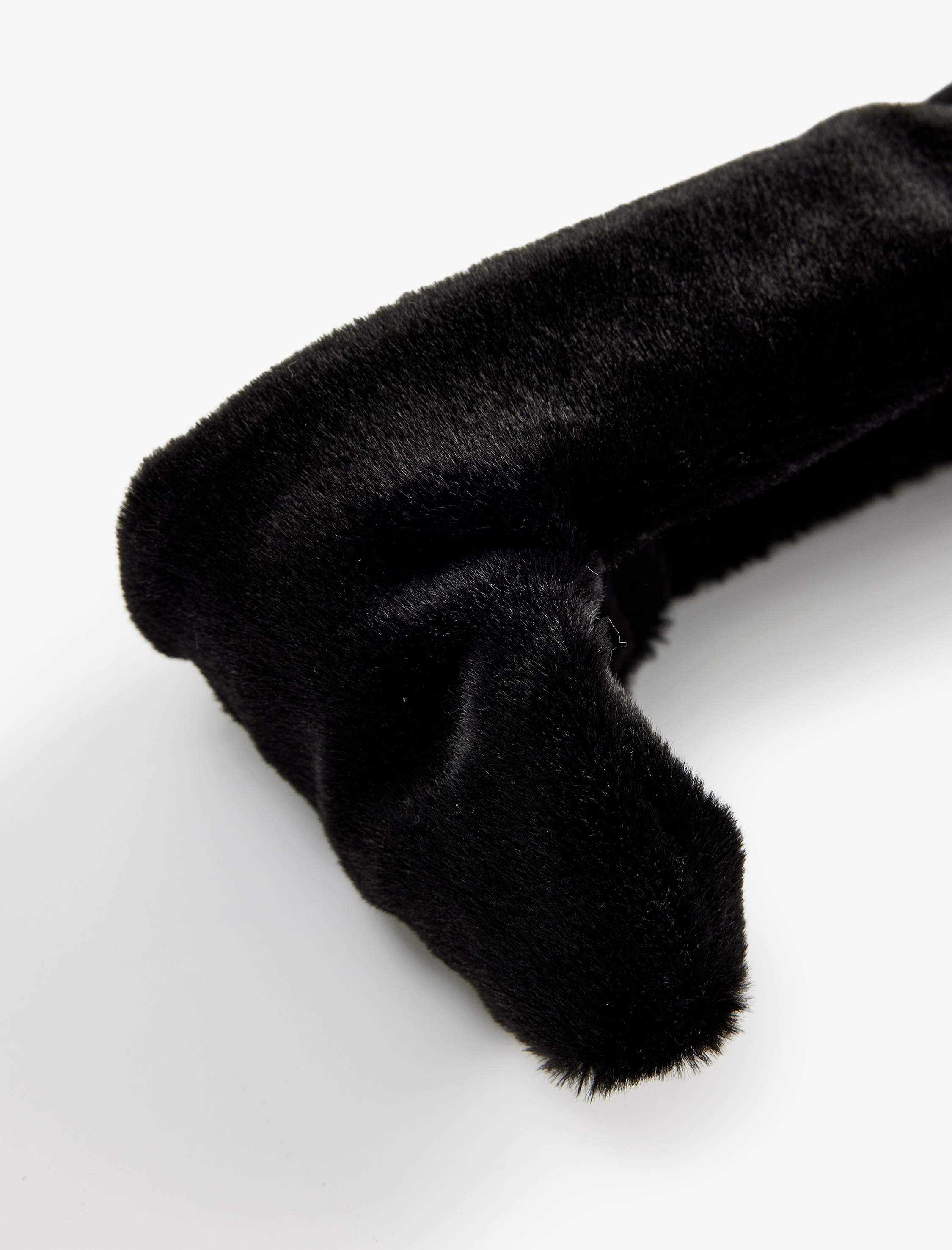  Kadın Arkası Lastikli Polar Kulaklık