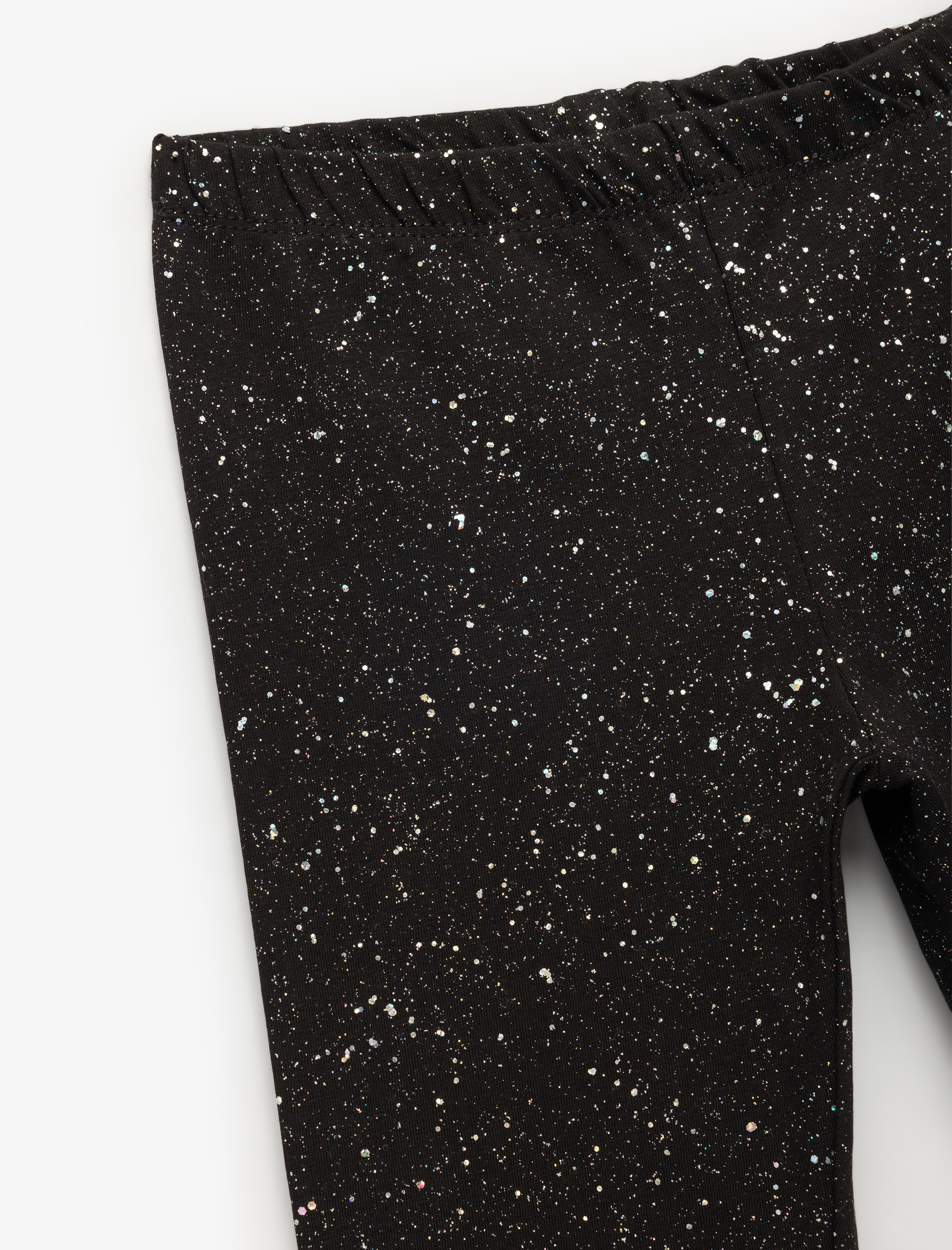  Kız Çocuk Sim Detaylı Dar Kalıp Pamuklu Tayt