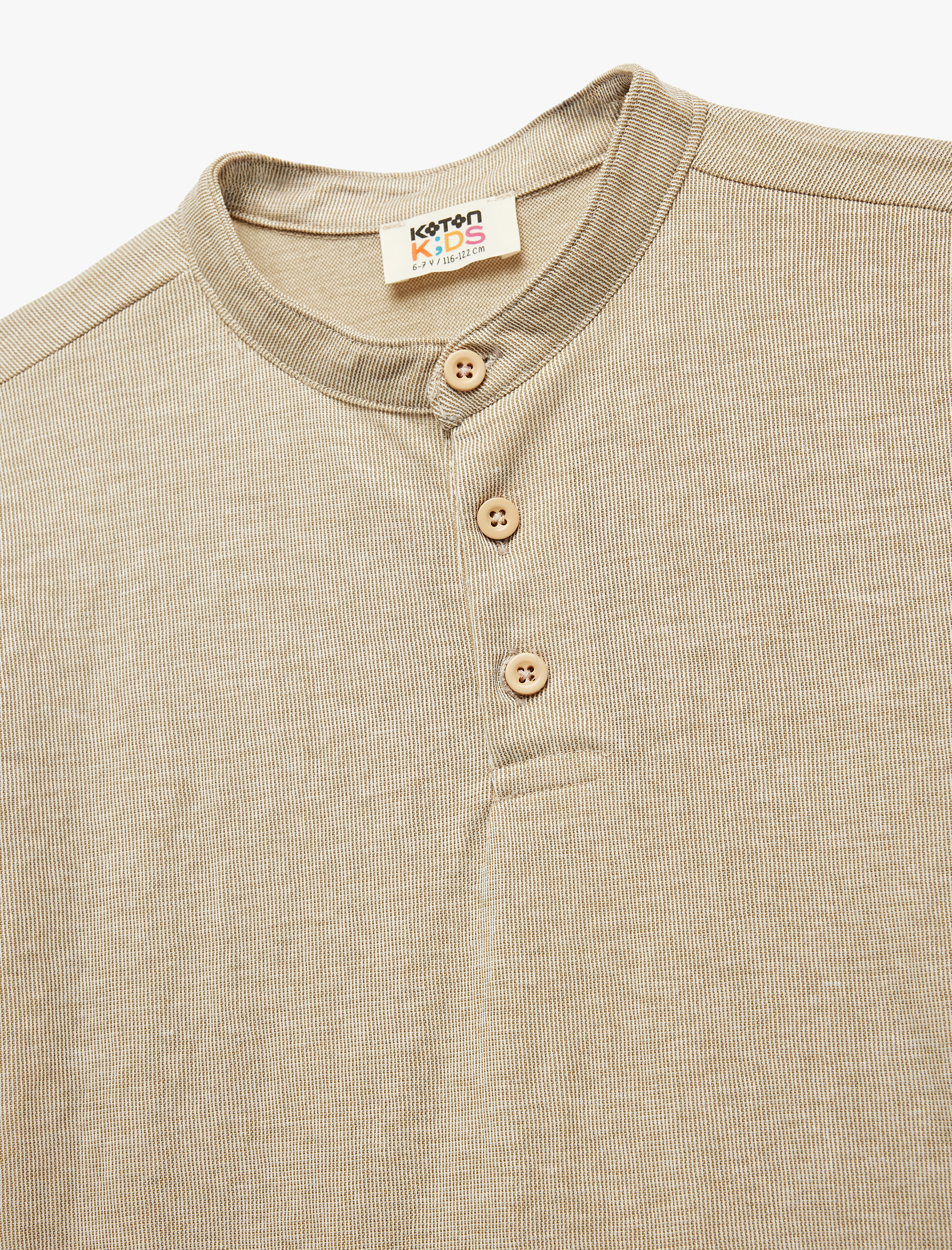  Erkek Çocuk Viskon Karışımlı Düğmeli Kısa Kollu Hakim Yaka Tişört