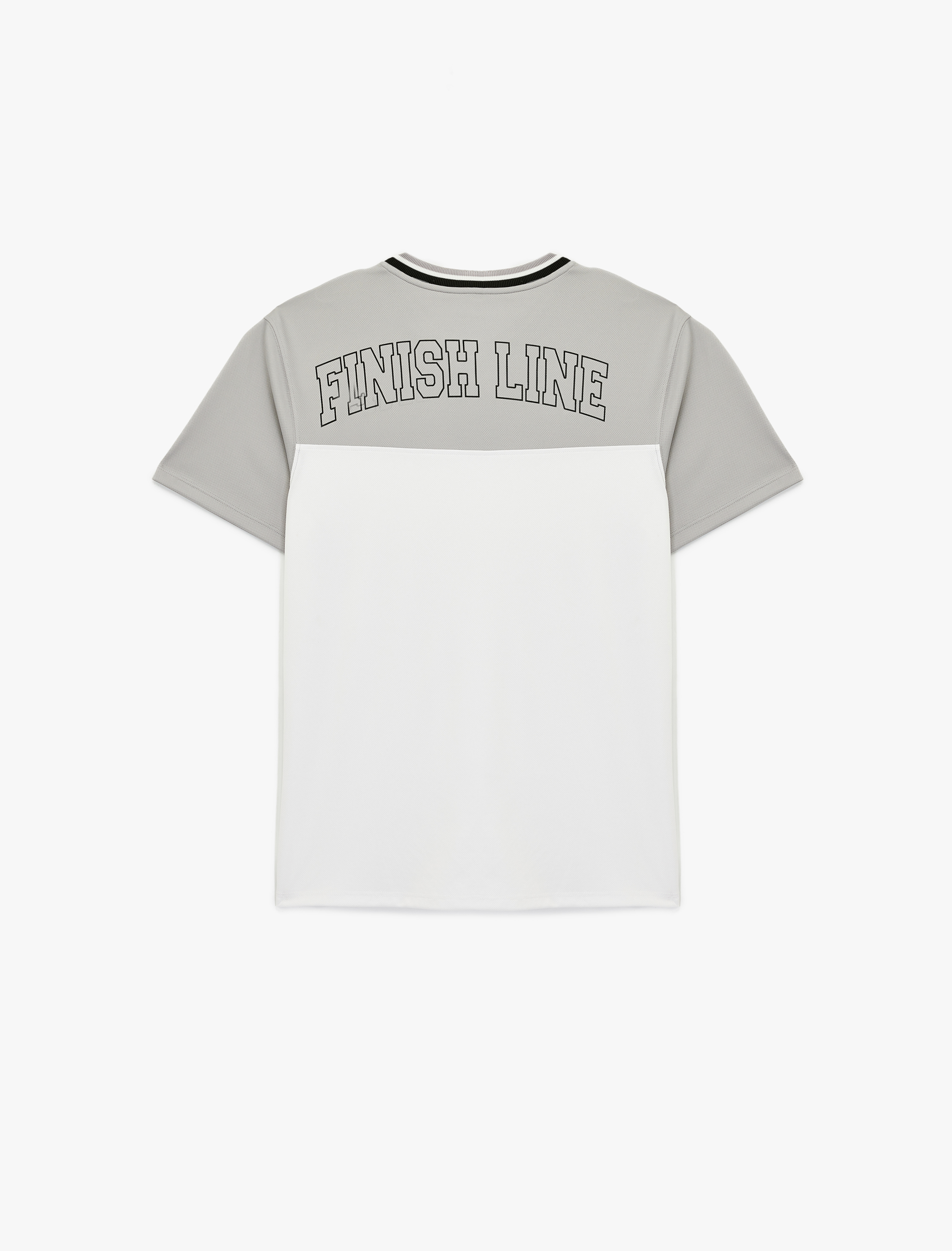   Renk Bloklu V Yaka Yarım Kollu Baskılı Oversize Spor Tişört