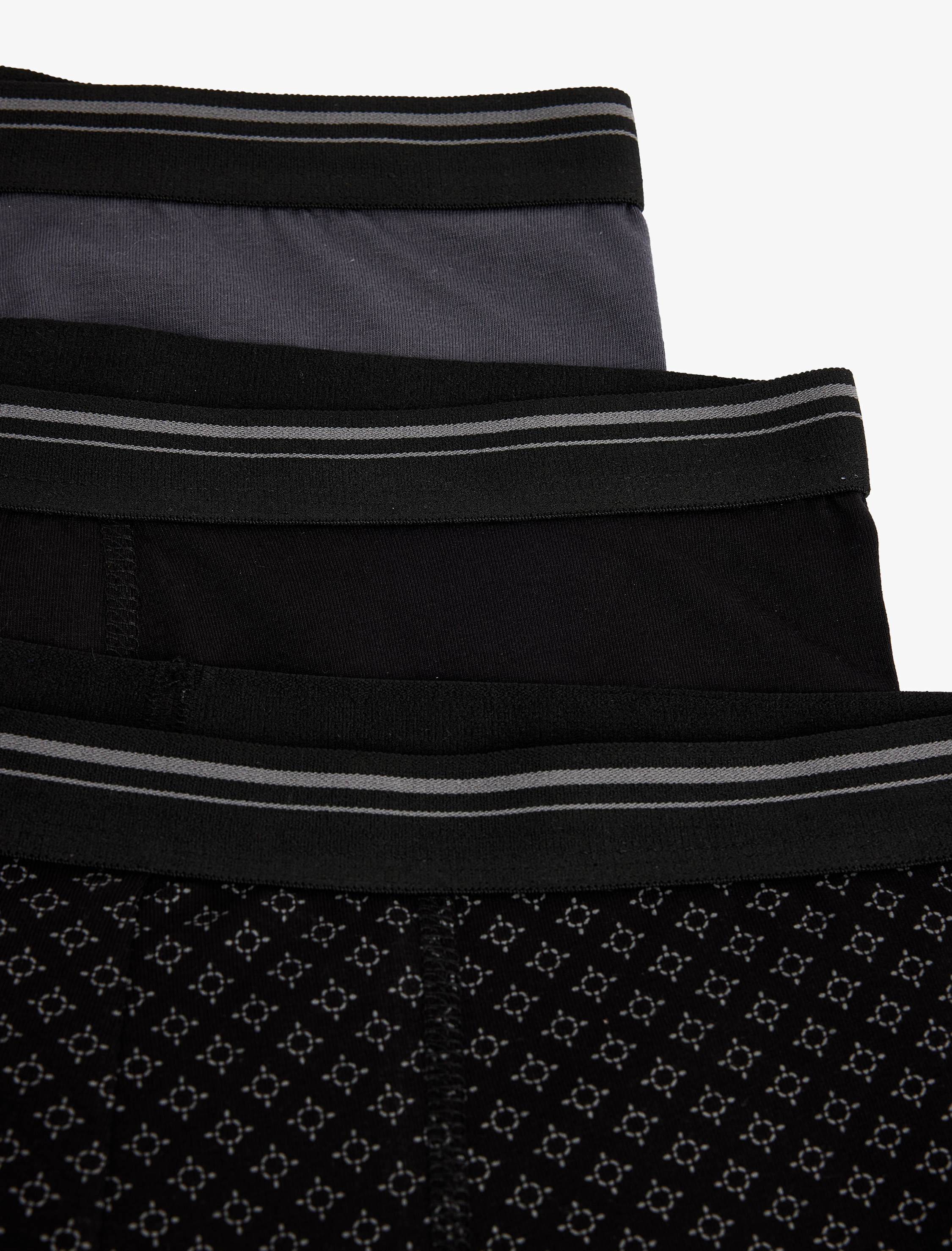 Pamuklu Regular Fit 3'lü Boxer Seti