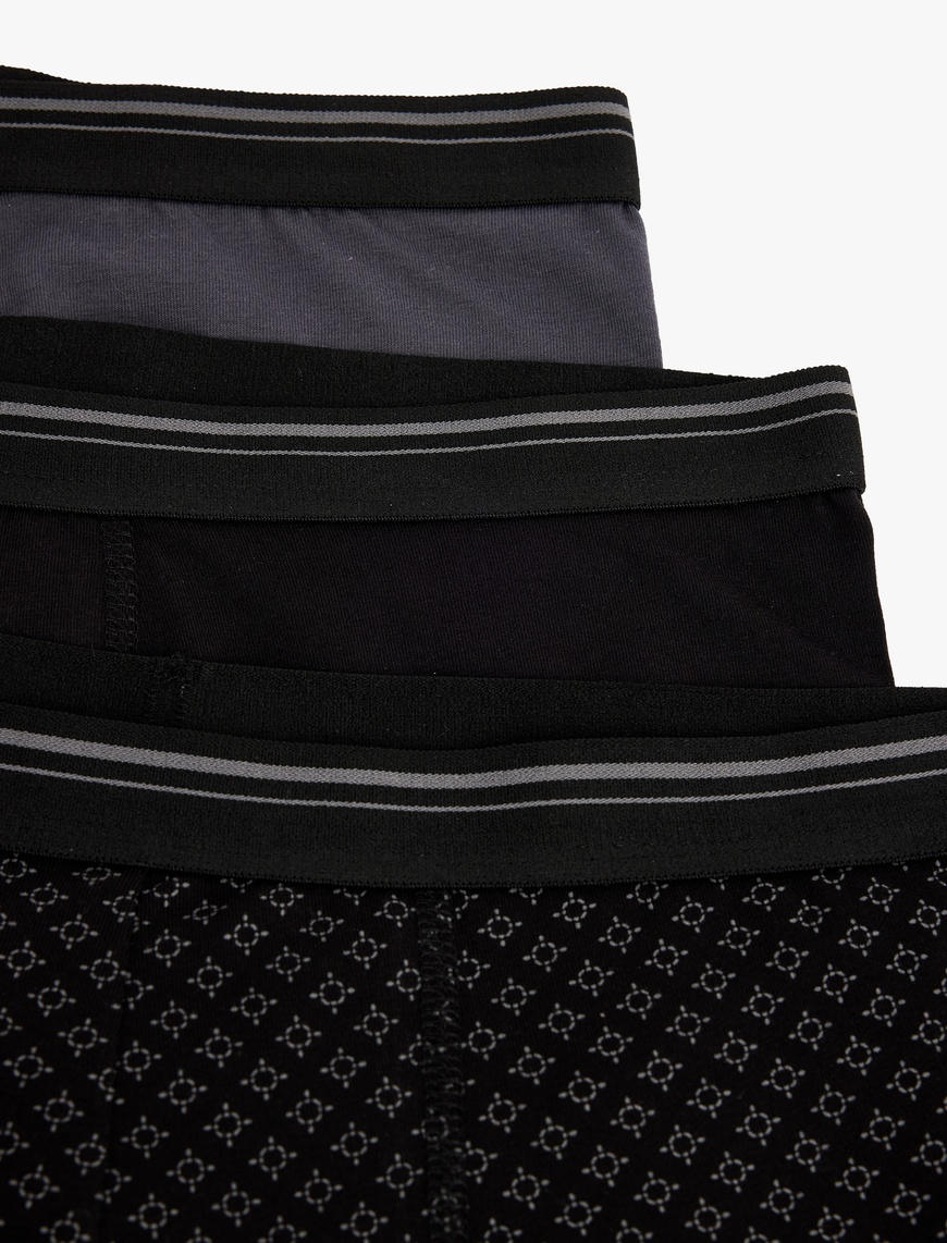   Pamuklu Regular Fit 3'lü Boxer Seti
