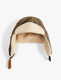 İçi Peluşlu Pilot Şapkası