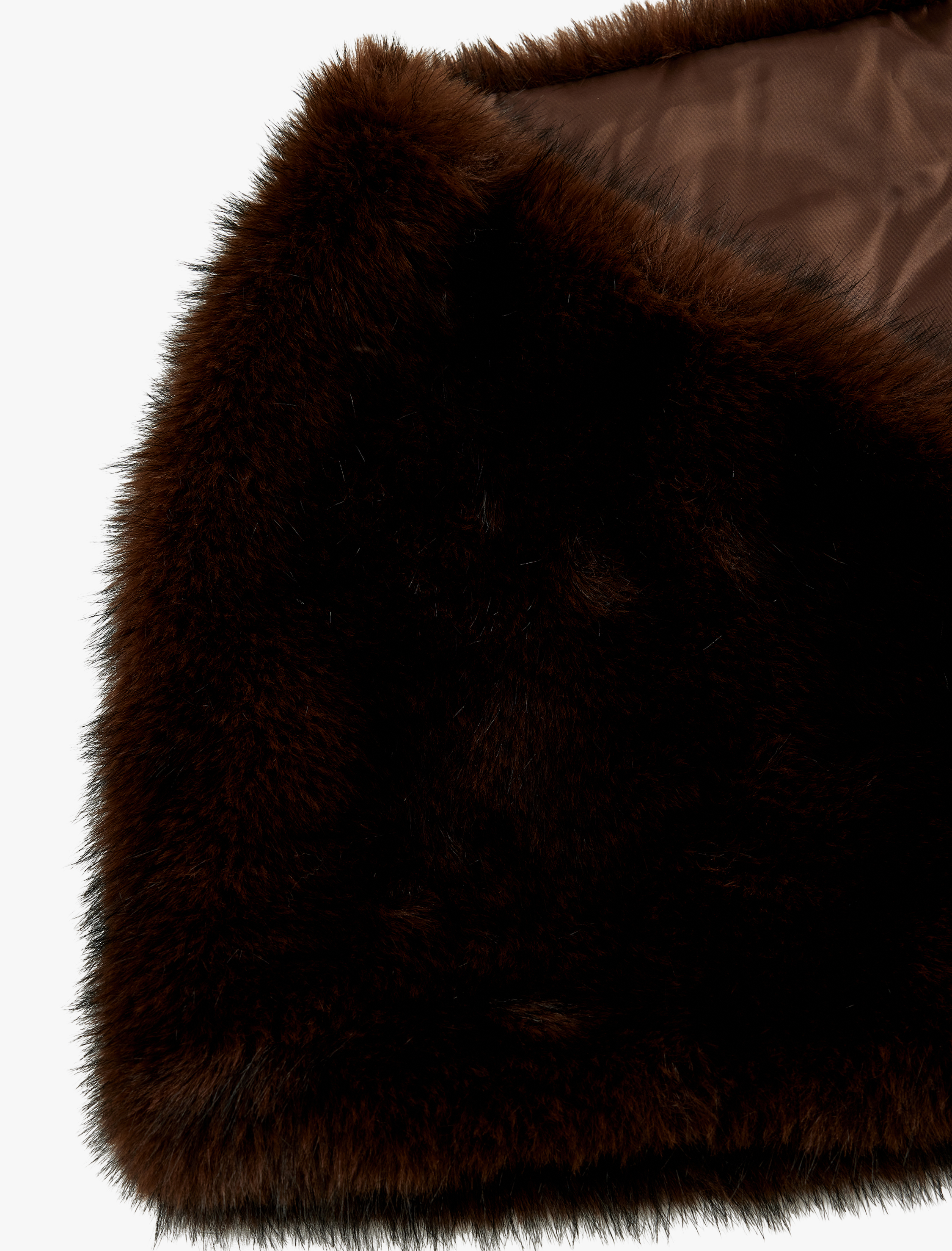  Kadın Kısa Suni Kürk Atkı - Koton X Melis Ağazat