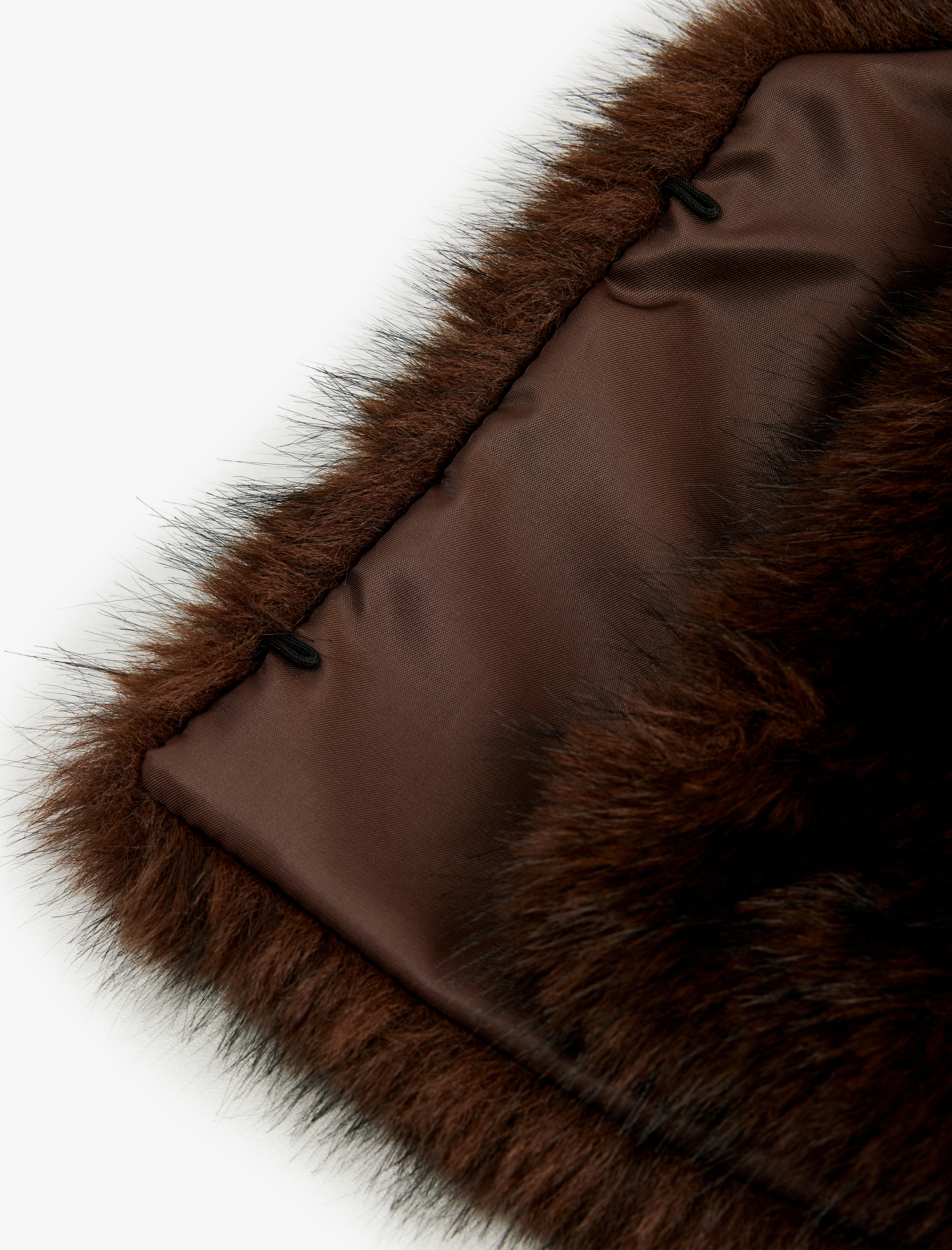  Kadın Kısa Suni Kürk Atkı - Koton X Melis Ağazat