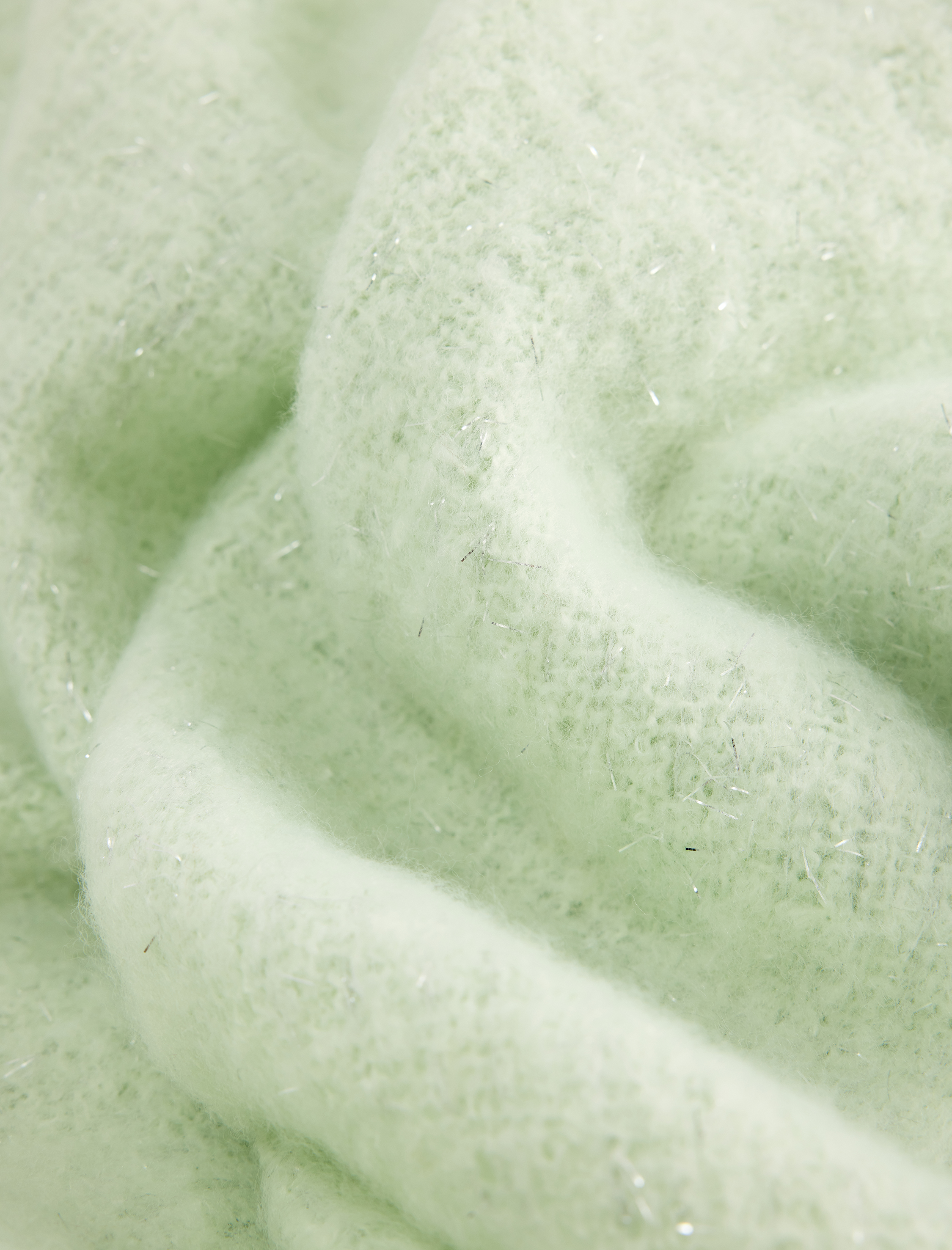  Kadın Sim Detaylı Püsküllü Uzun Atkı