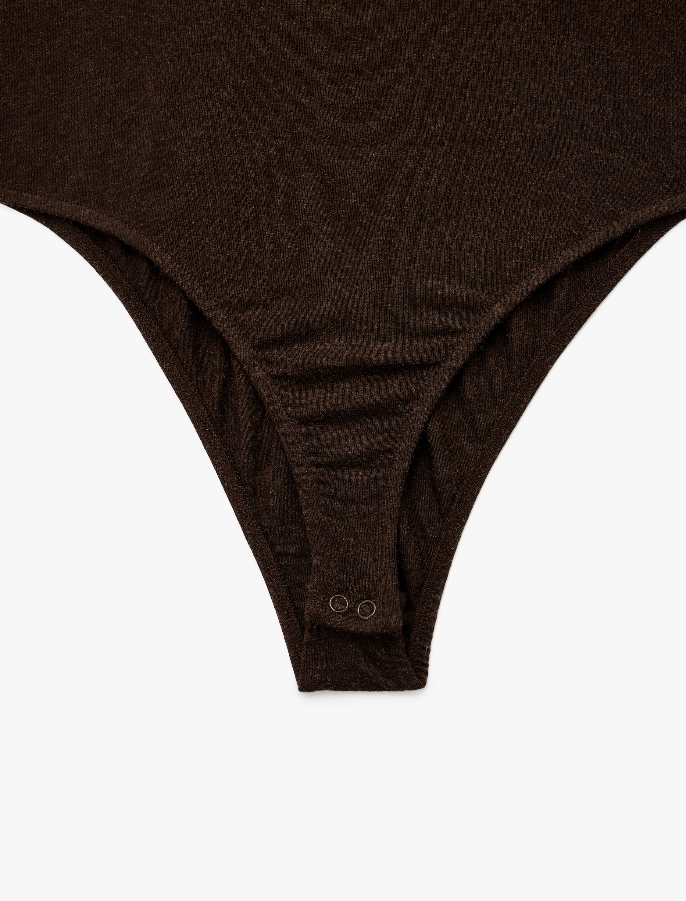   Koyun Yünü Karışımlı Slim Fit Uzun Kollu Bisiklet Yaka Bodysuit