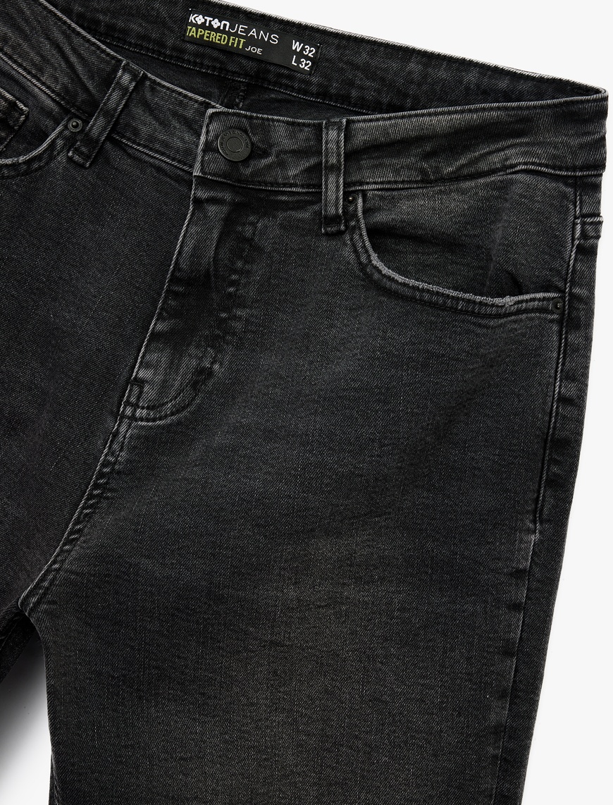  Normal Bel Pamuklu Tapered Fit Jean Pantolon - Joe Jean