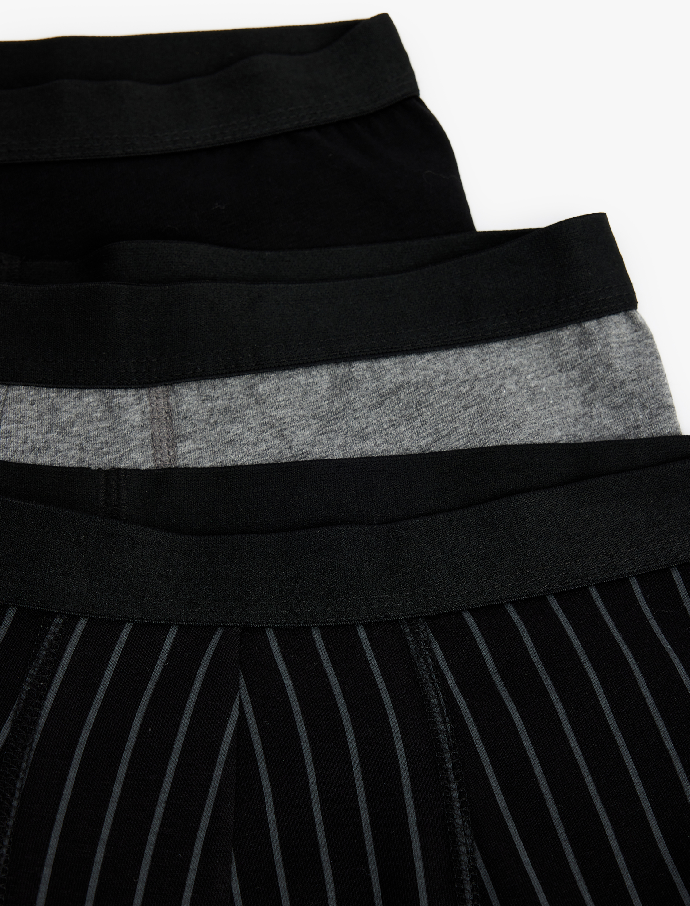   Pamuklu Desenli 3'lü Boxer Seti