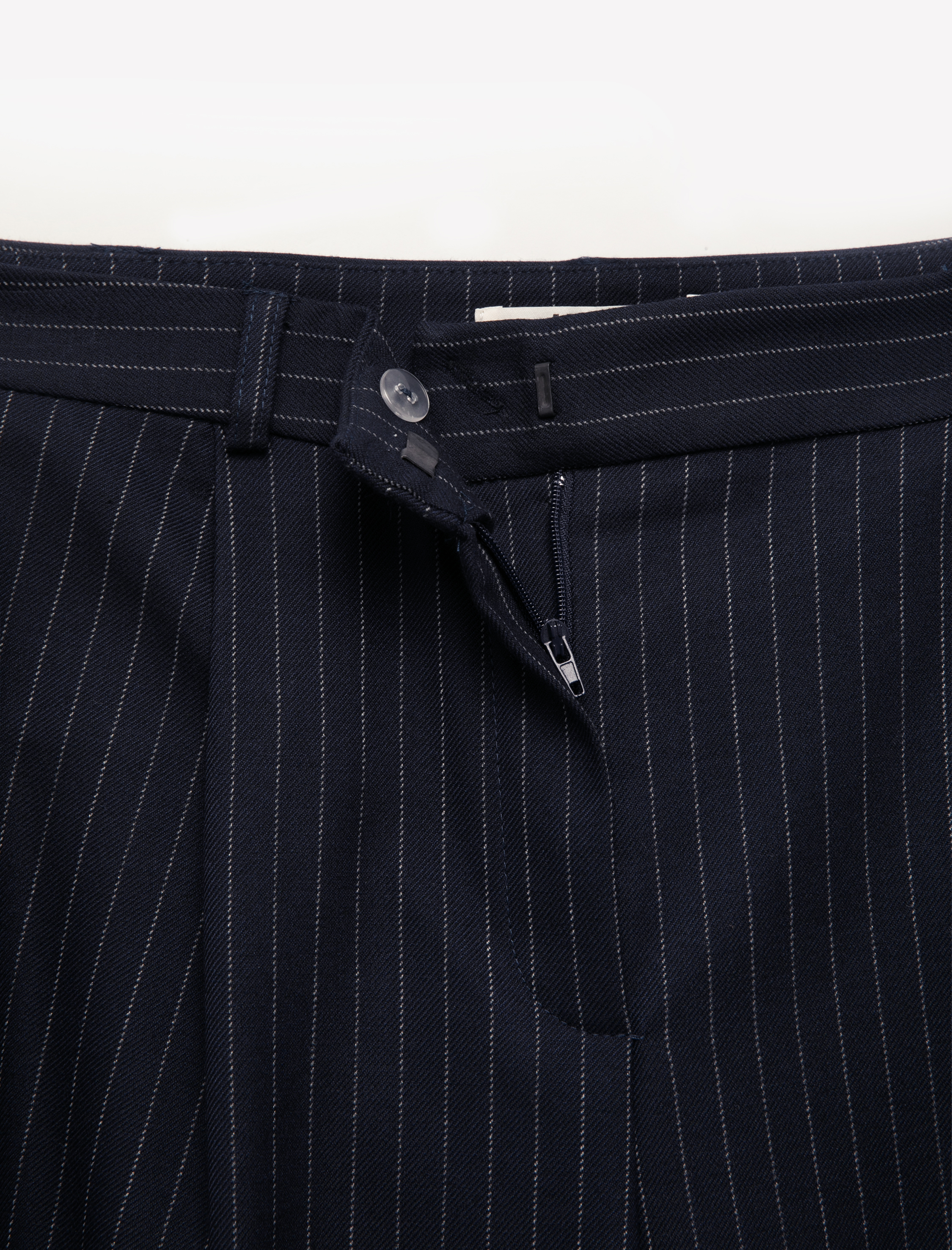   Cepli Pile Detaylı Yüksek Bel Palazzo Pantolon