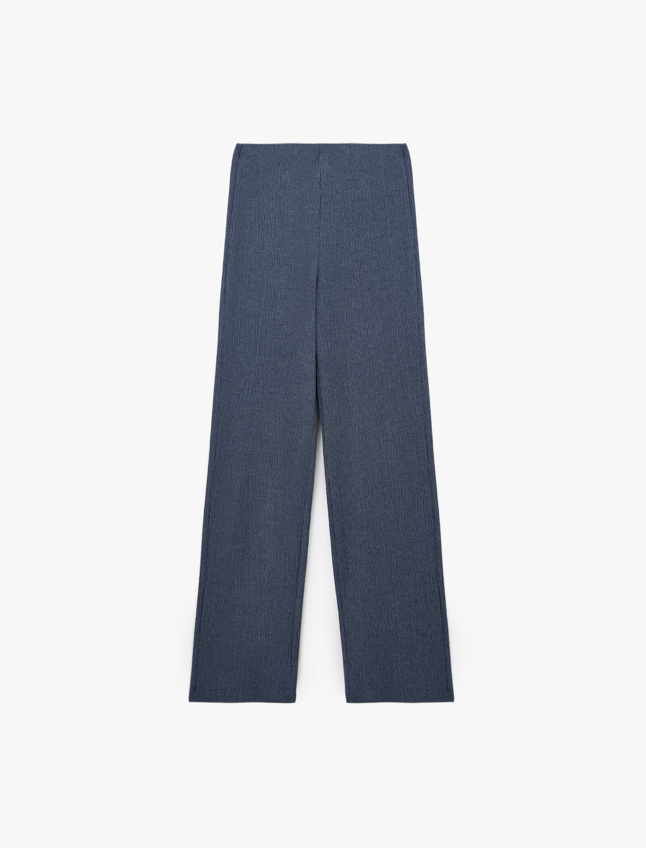   Bürümcük Kumaş Slim Fit Uzun Düz Paça Pantolon