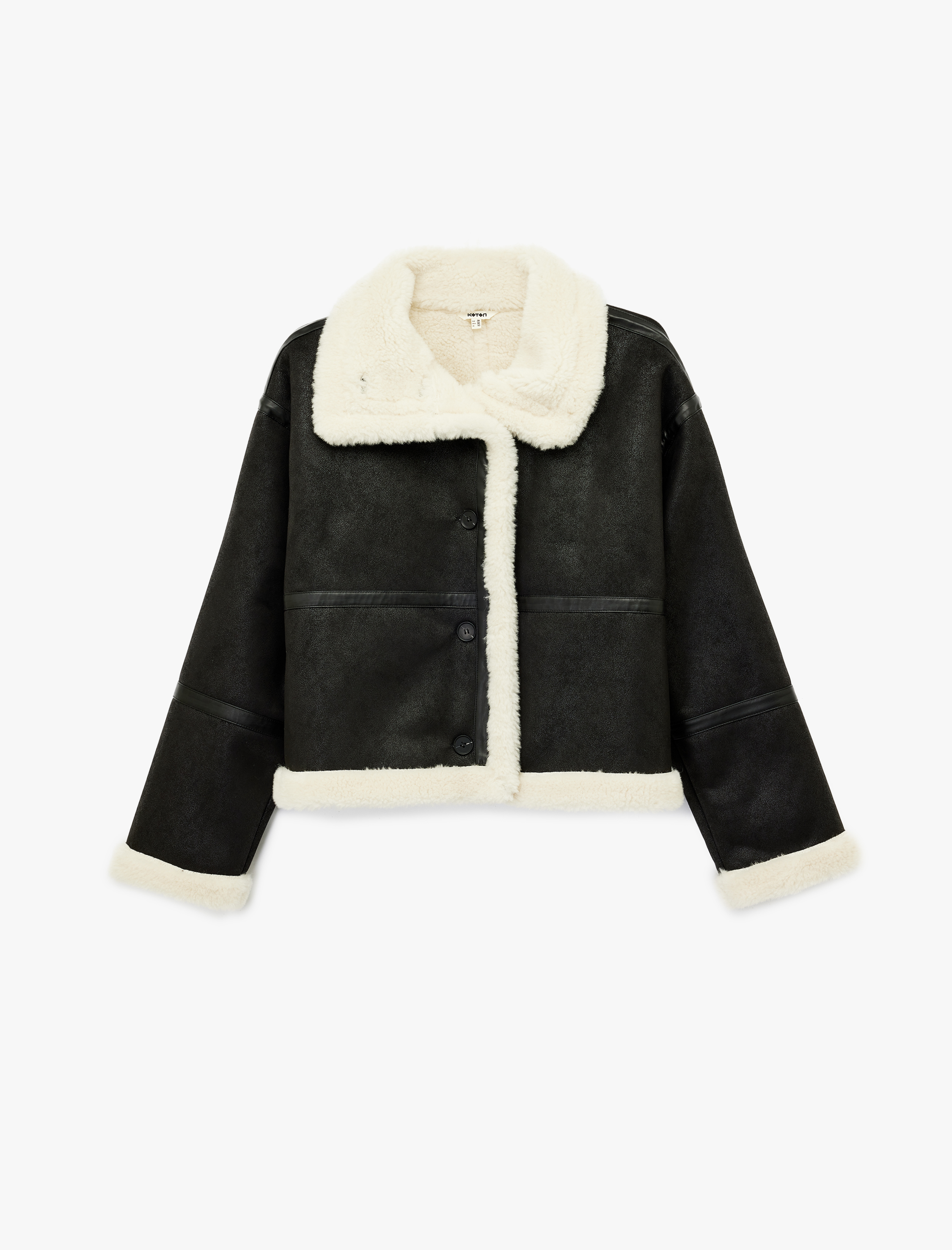   Bonded Kaban İçi Peluş Astarlı Düğmeli Cepli