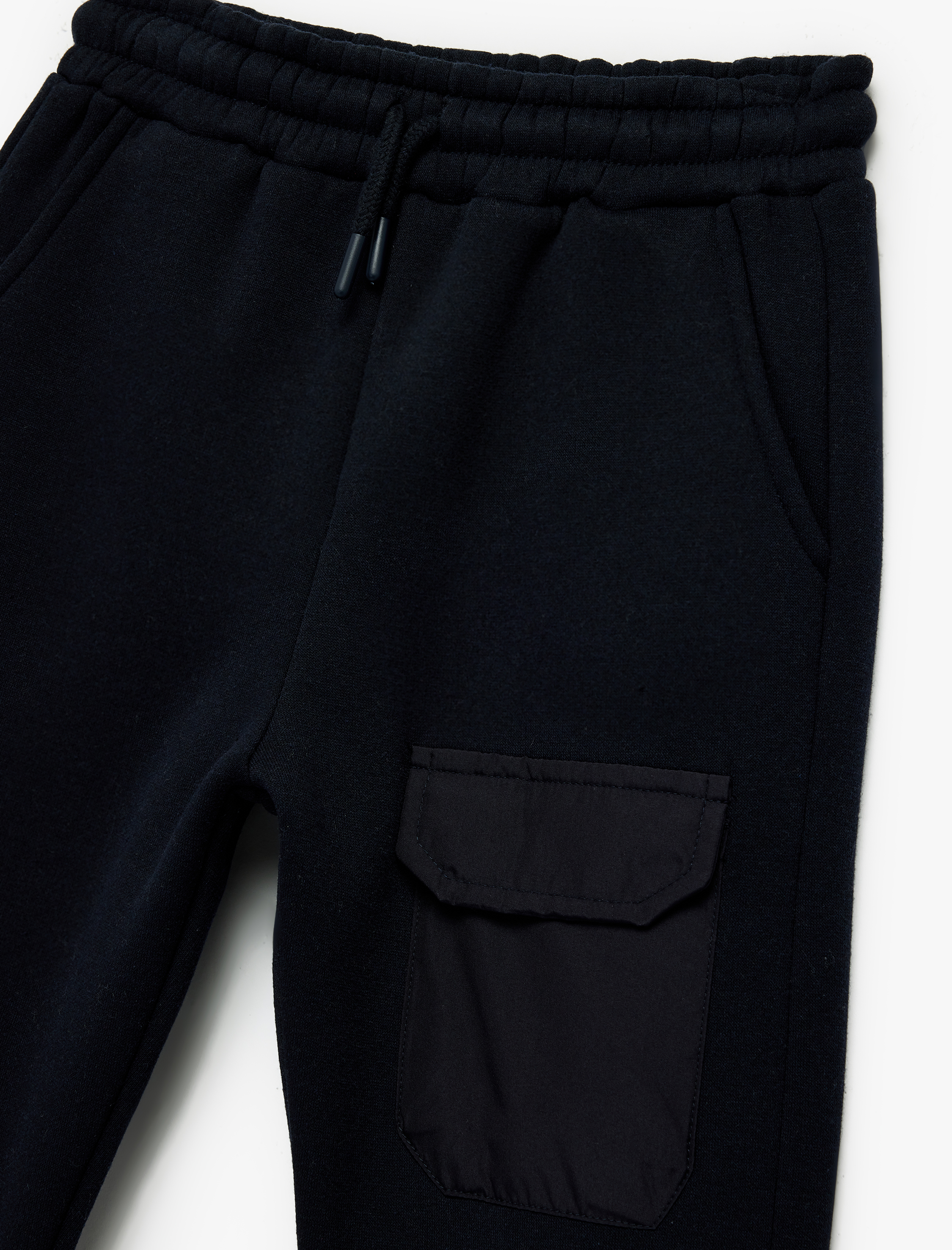  Erkek Çocuk Şardonlu Cep Detaylı Basic Jogger Eşofman Altı