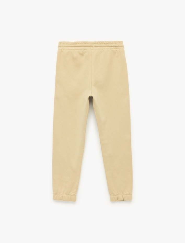 Erkek Çocuk Pamuklu Şardonlu Cep Detaylı Jogger Eşofman Altı