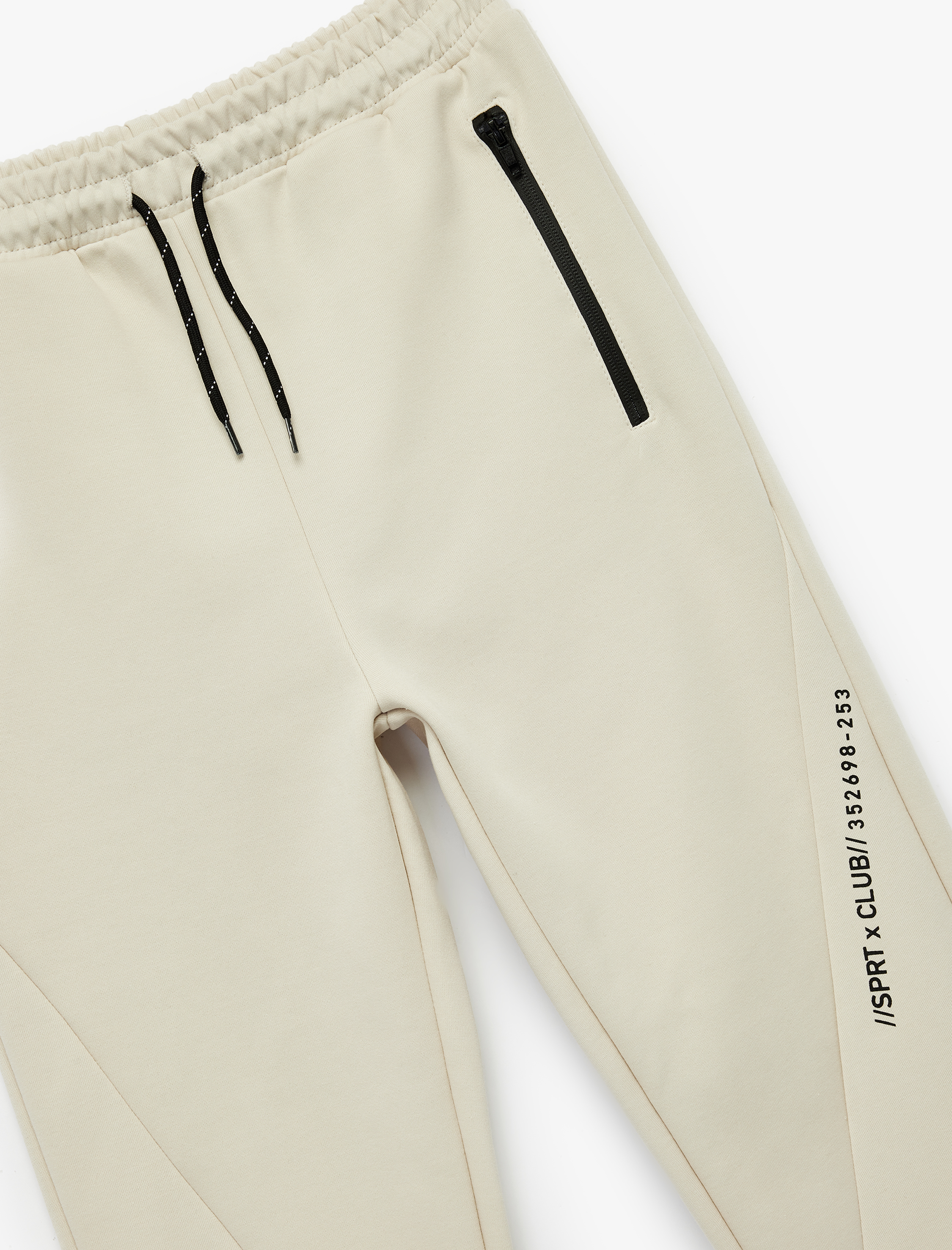  Erkek Çocuk Pamuklu Cepli Fermuarlı Jogger Eşofman Altı