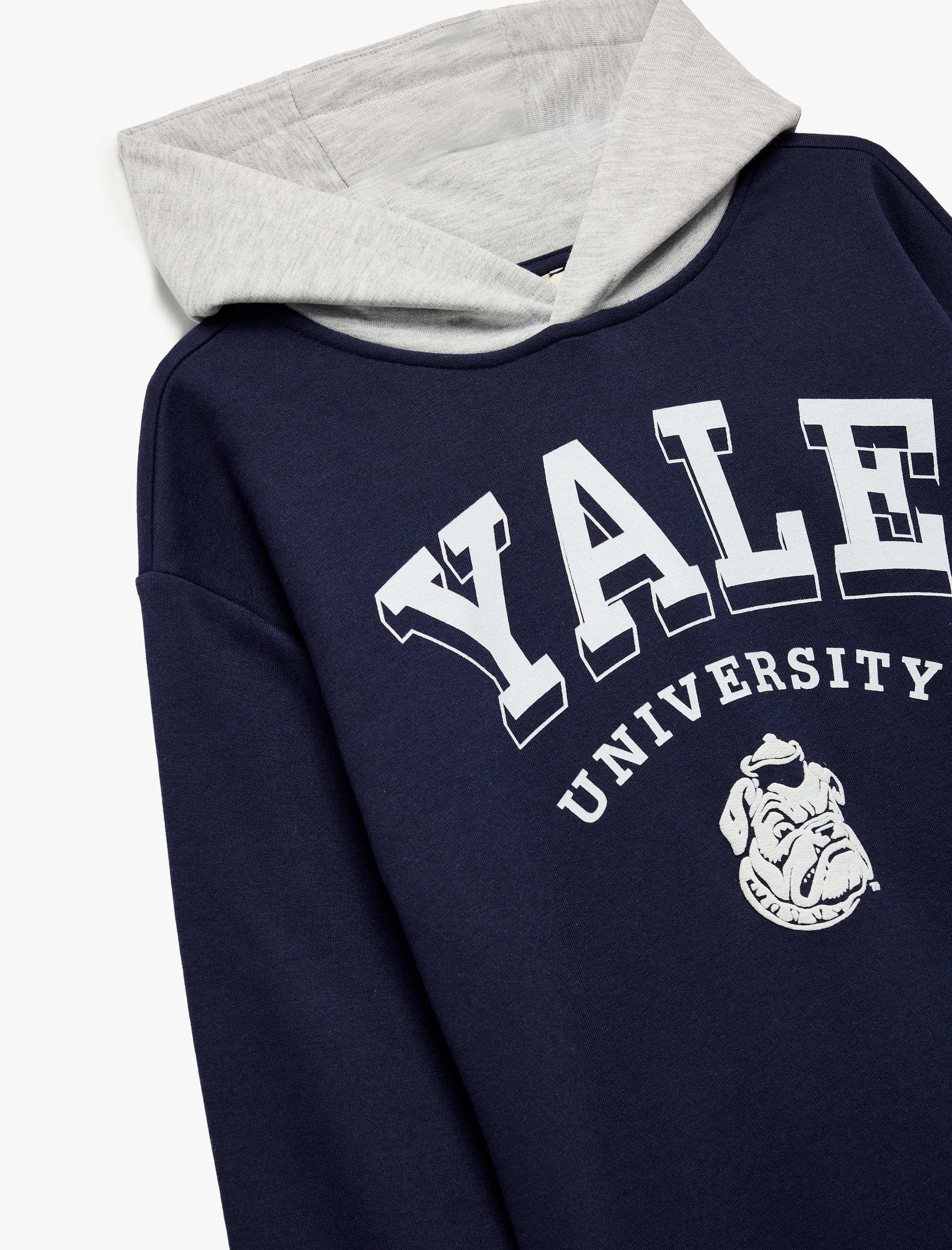  Erkek Çocuk Lisanslı Kapşonlu Uzun Kollu Şardonlu Baskılı Sweatshirt