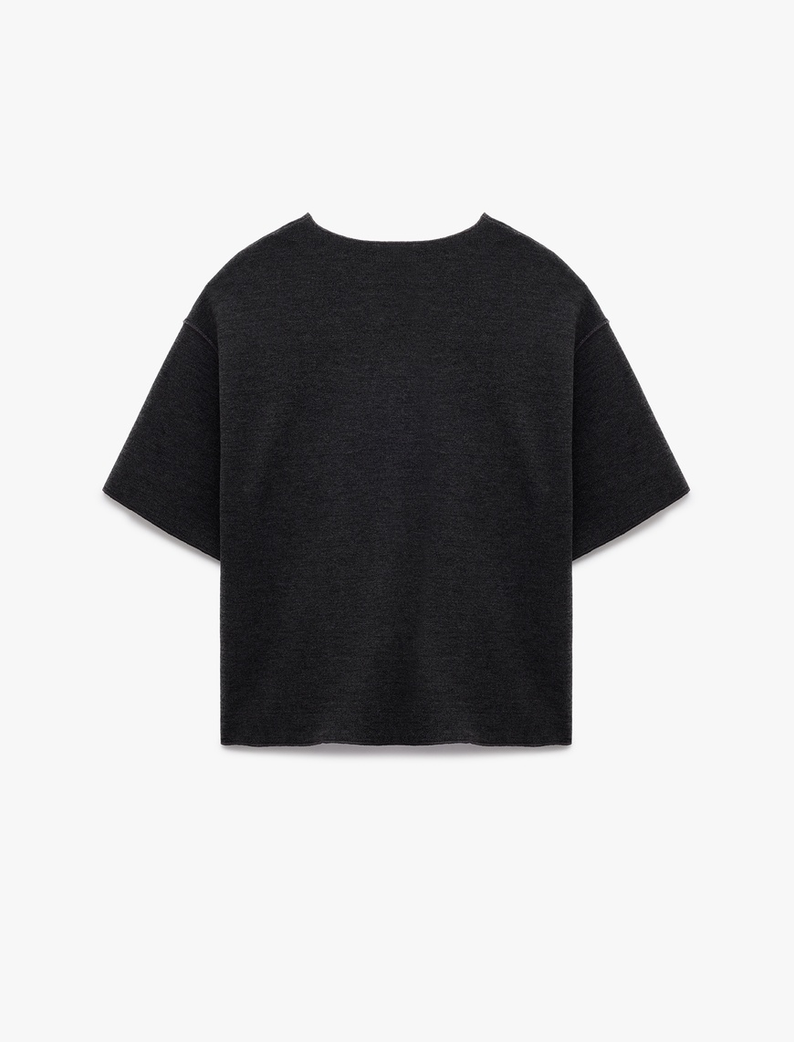   Regular Fit Kısa Kollu Bisiklet Yaka Basic Tişört