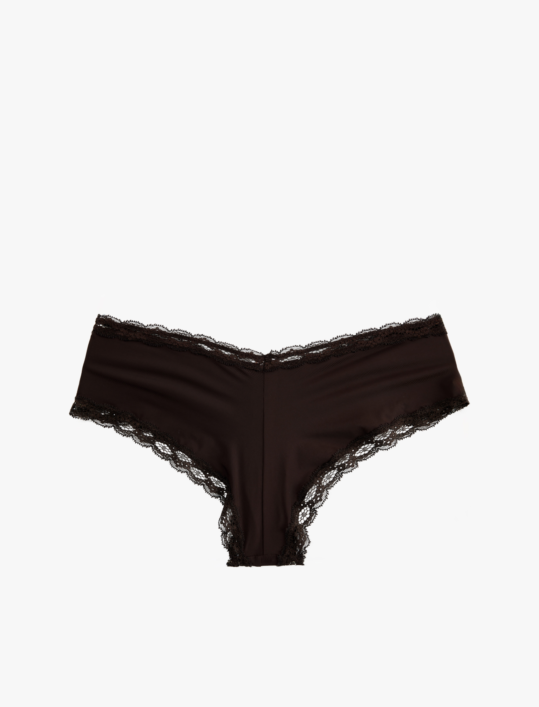   Yüksek Bel Dantelli Hipster Külot