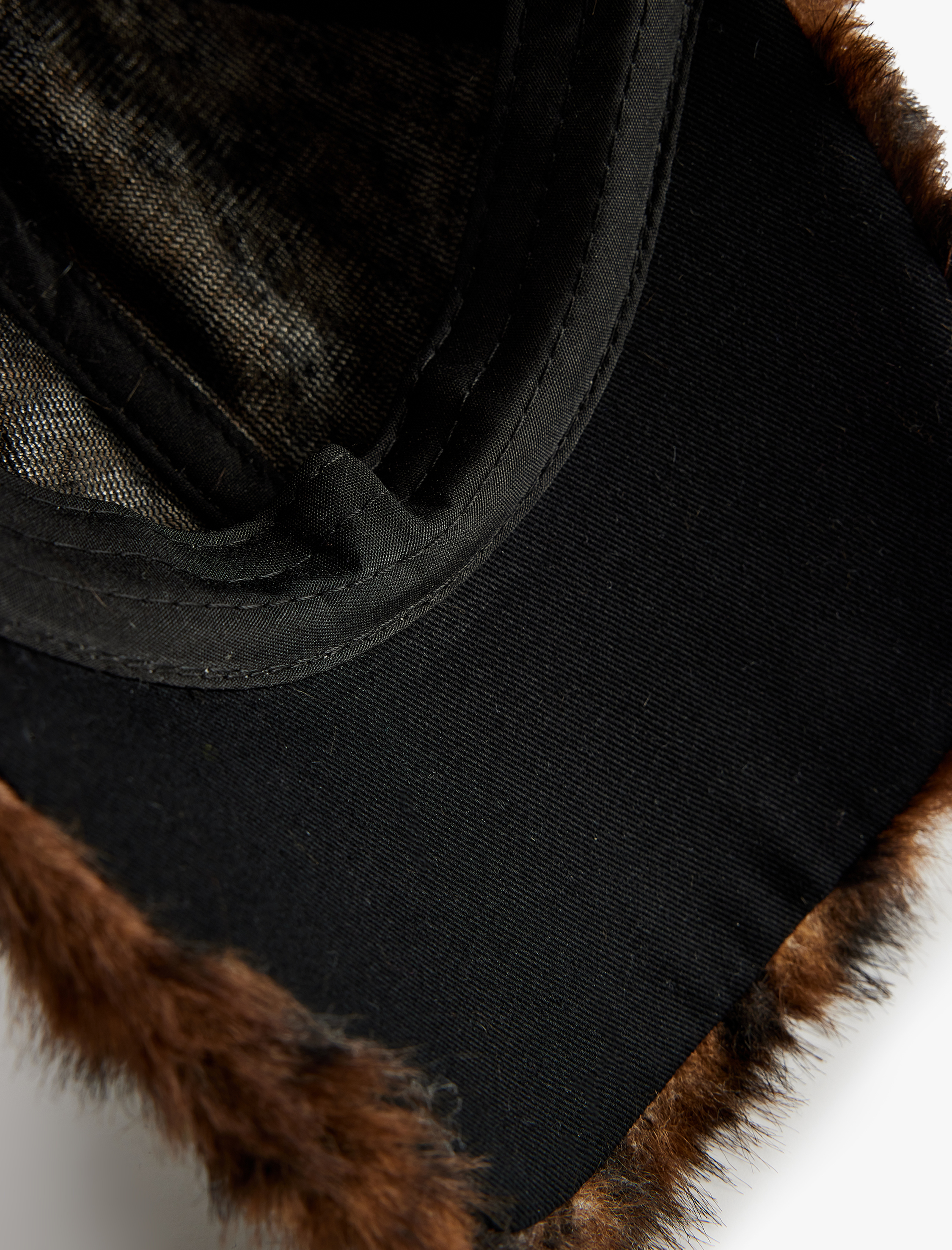  Kadın Leopar Desenli Suni Kürk Cap Şapka