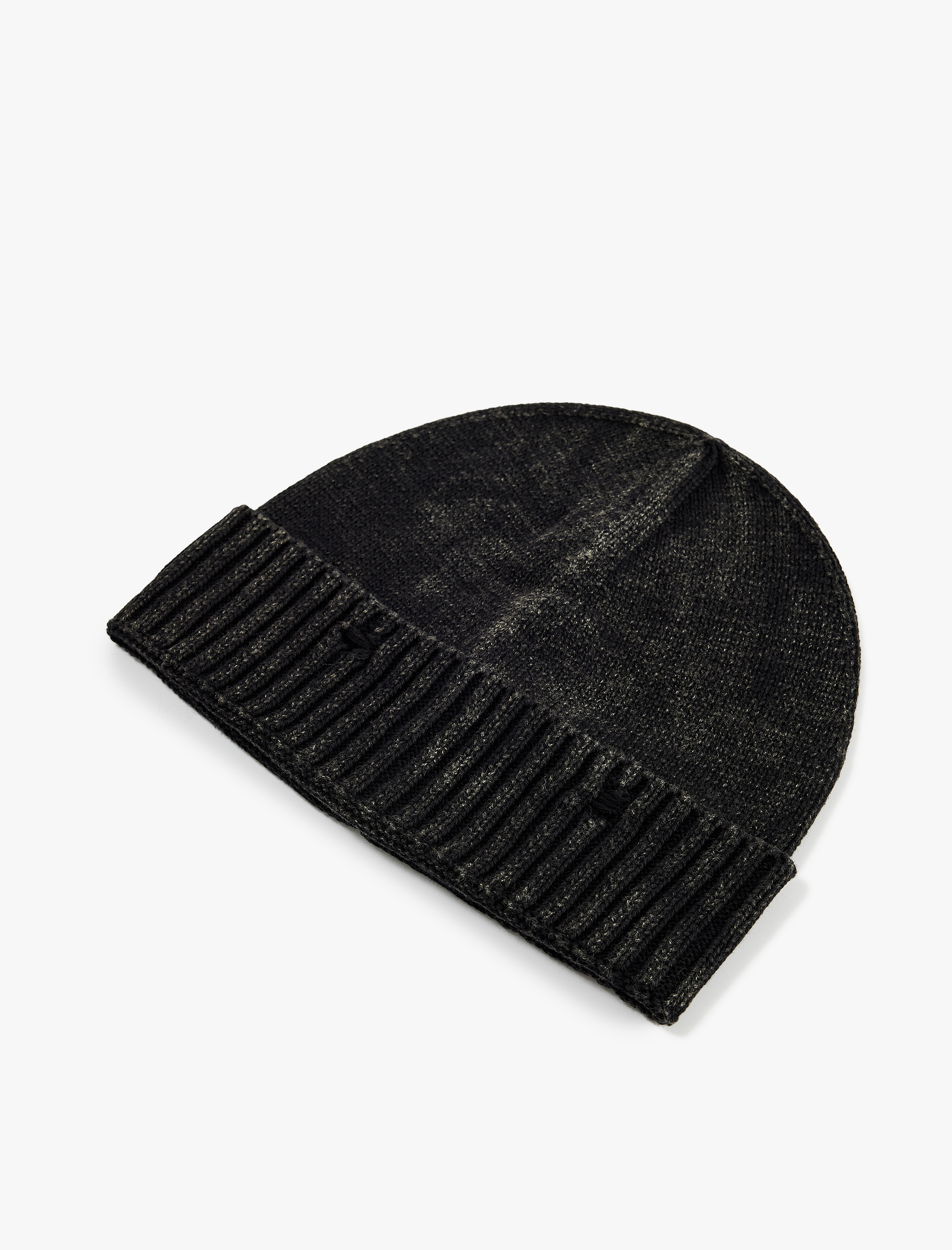  Erkek Pamuklu Yıkamalı Katlı Bere