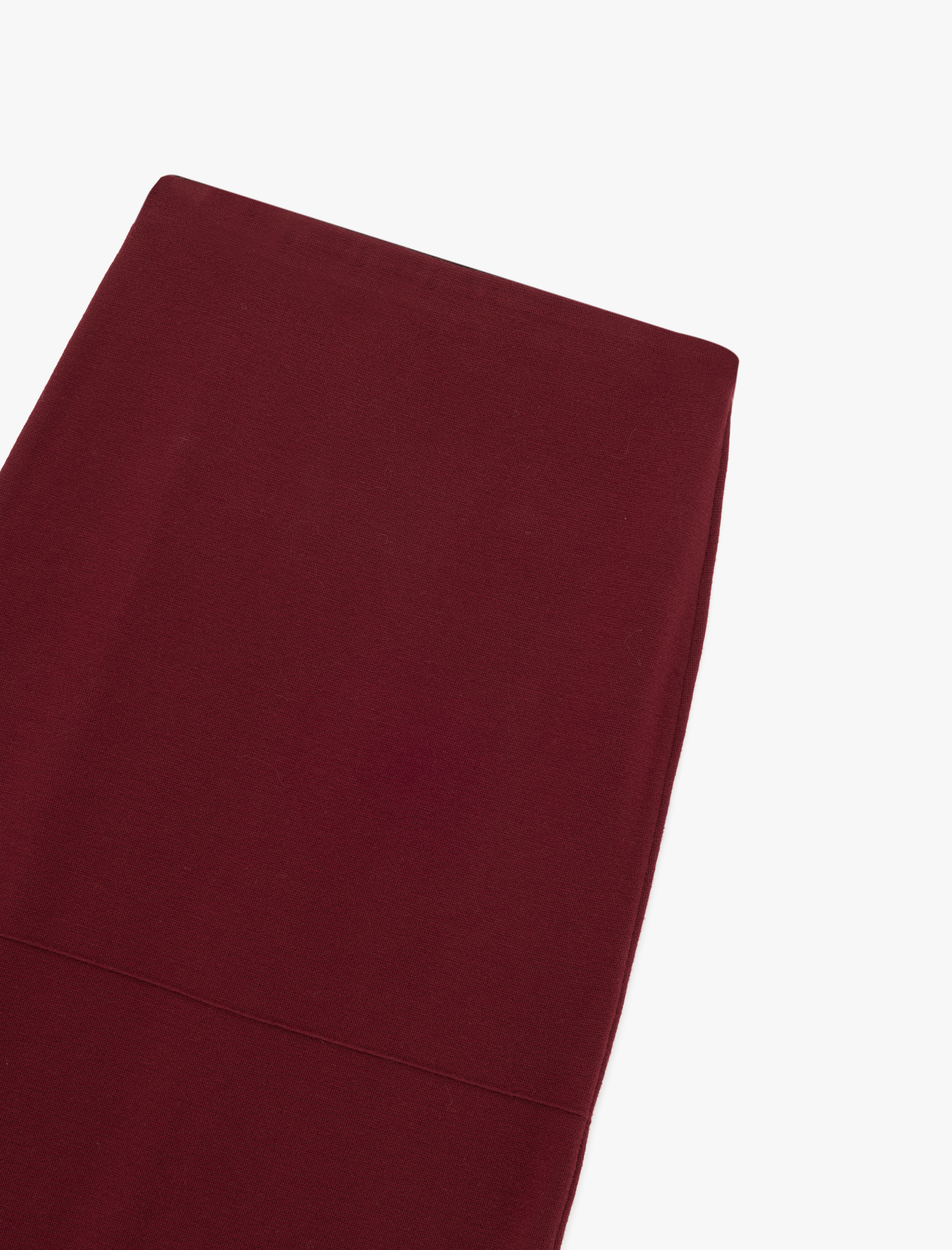   Viskon Karışımlı Yırtmaç Detaylı Midi Kalem Etek