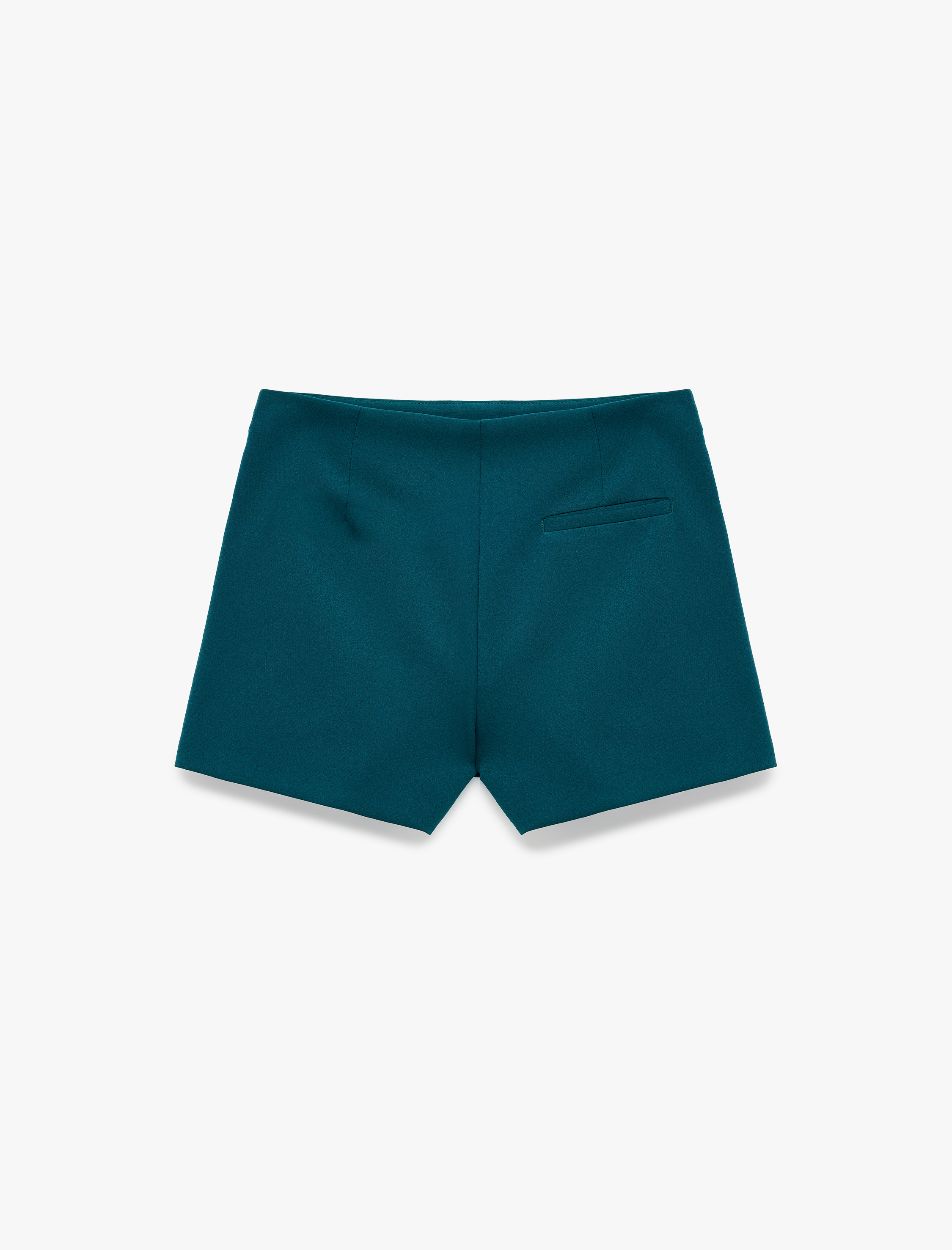   Slim Fit Cep Detaylı Mini Şort Etek