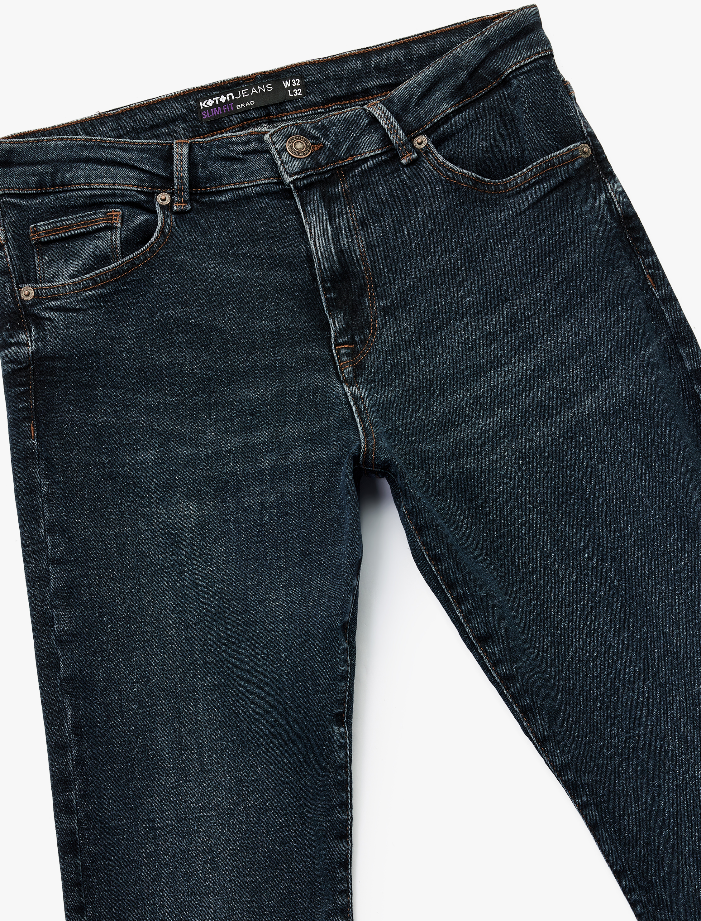   Normal Bel Pamuklu Slim Fit Jean - Brad Jean