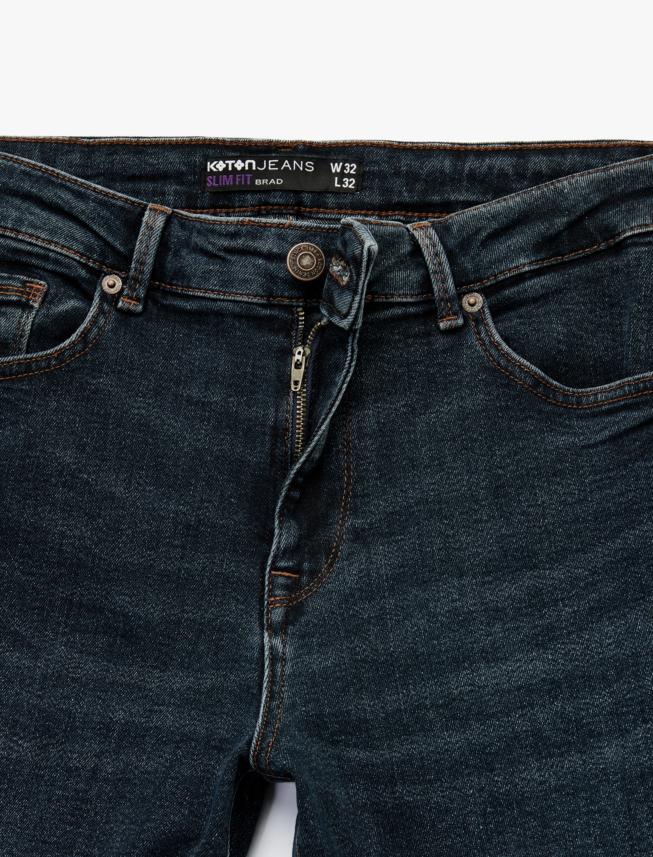   Normal Bel Pamuklu Slim Fit Jean - Brad Jean