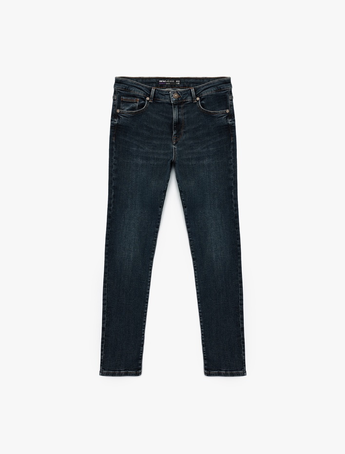  Normal Bel Pamuklu Slim Fit Jean - Brad Jean
