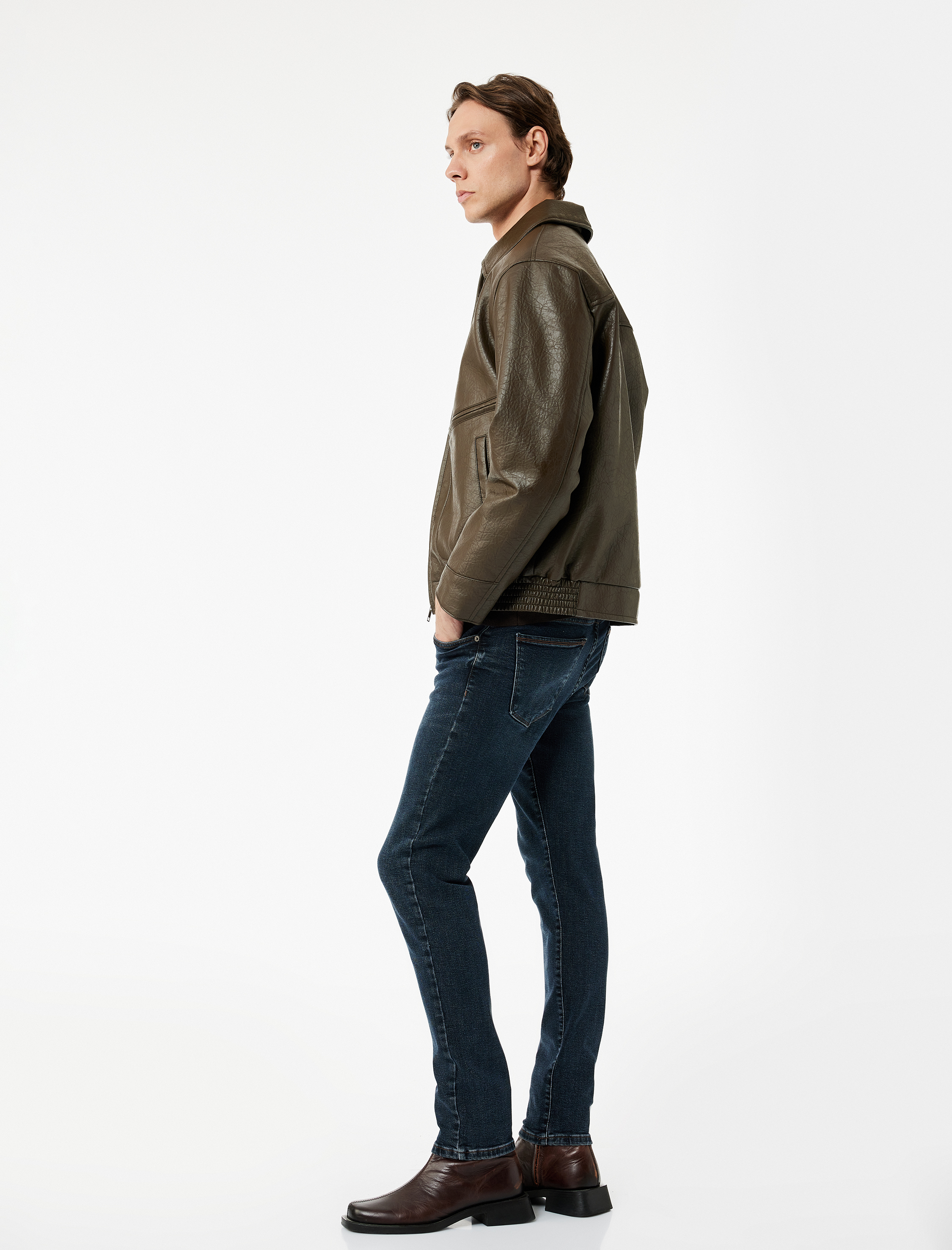   Normal Bel Pamuklu Slim Fit Jean - Brad Jean