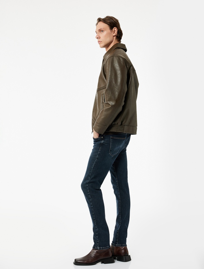  Normal Bel Pamuklu Slim Fit Jean - Brad Jean