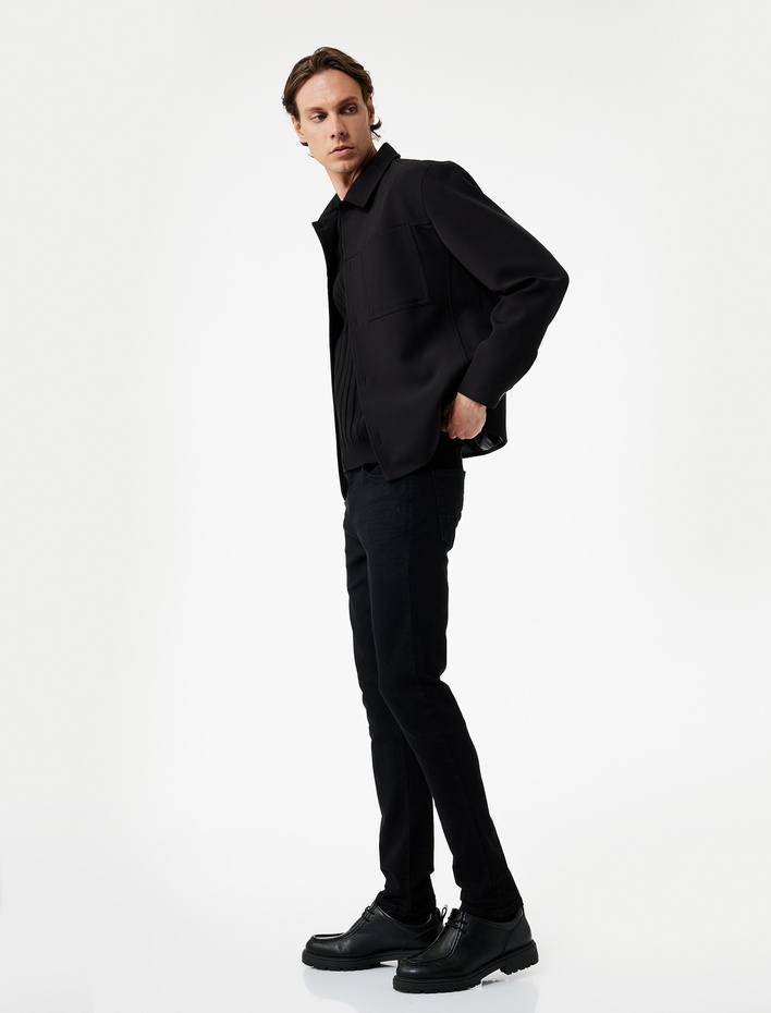  Pamuklu Normal Bel Slim Fit Jean Pantolon - Brad Jean