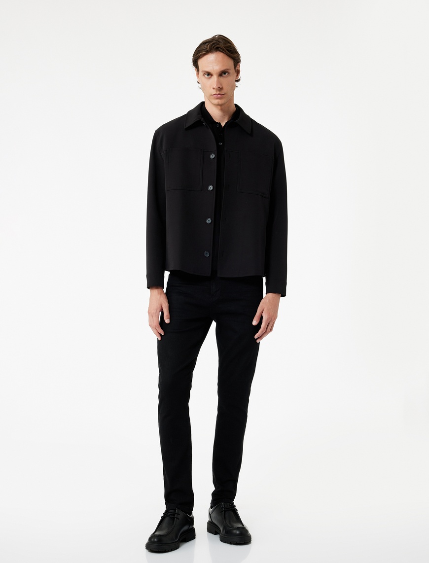   Pamuklu Normal Bel Slim Fit Jean Pantolon - Brad Jean