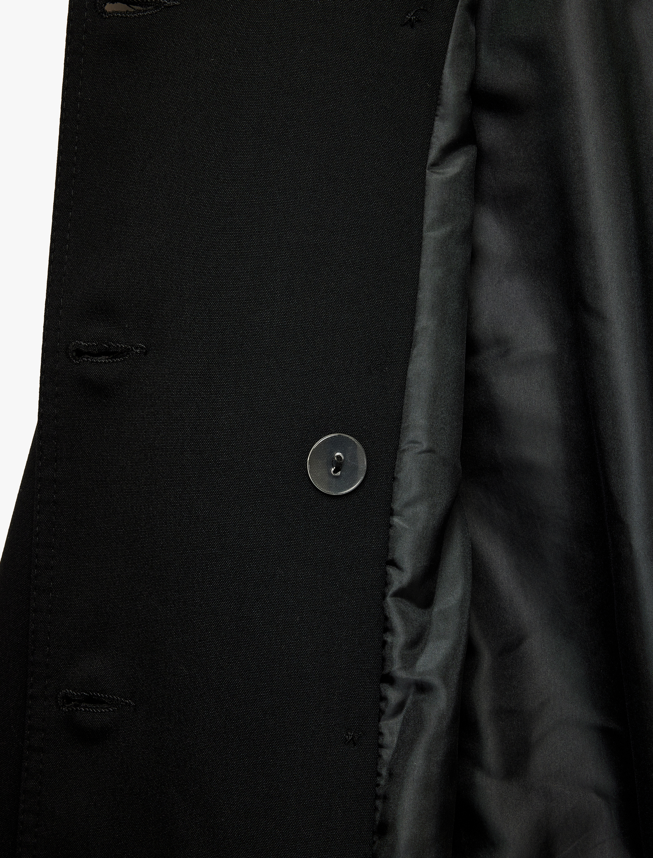   Viskon Karışımlı Uzun Kollu Kemerli Kruvaze Trençkot