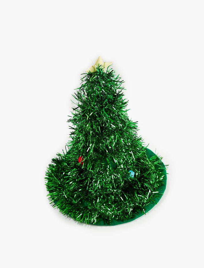 Kadın Çam Ağacı Detaylı Yılbaşı Temalı Toka