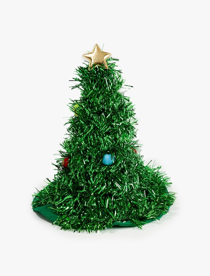 Kadın Çam Ağacı Detaylı Yılbaşı Temalı Toka