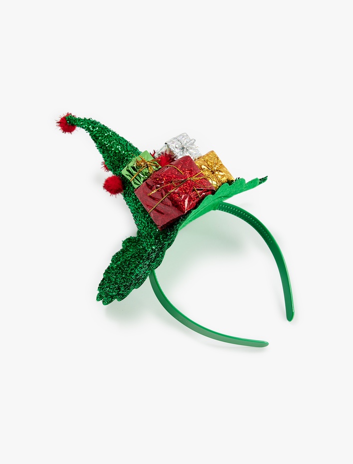 Kadın Yılbaşı Ağacı Aplike Detaylı Yılbaşı Tacı