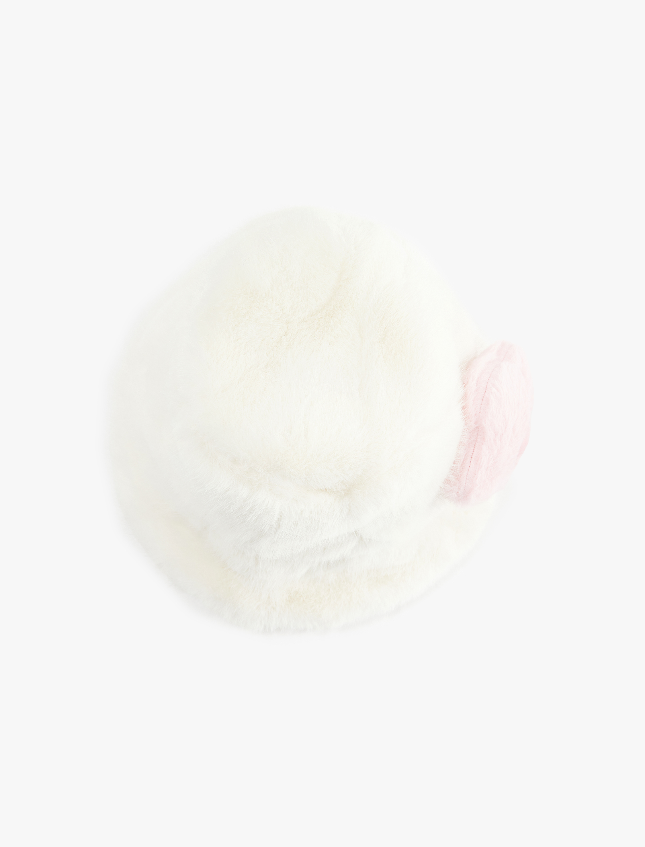  Kız Çocuk Kedi Detaylı Peluş Bucket Şapka