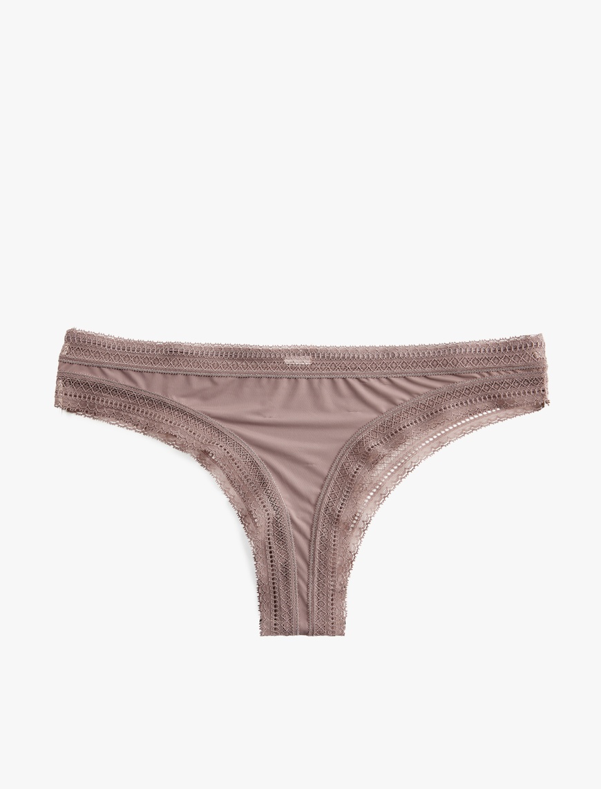   Dantel Detaylı String Külot