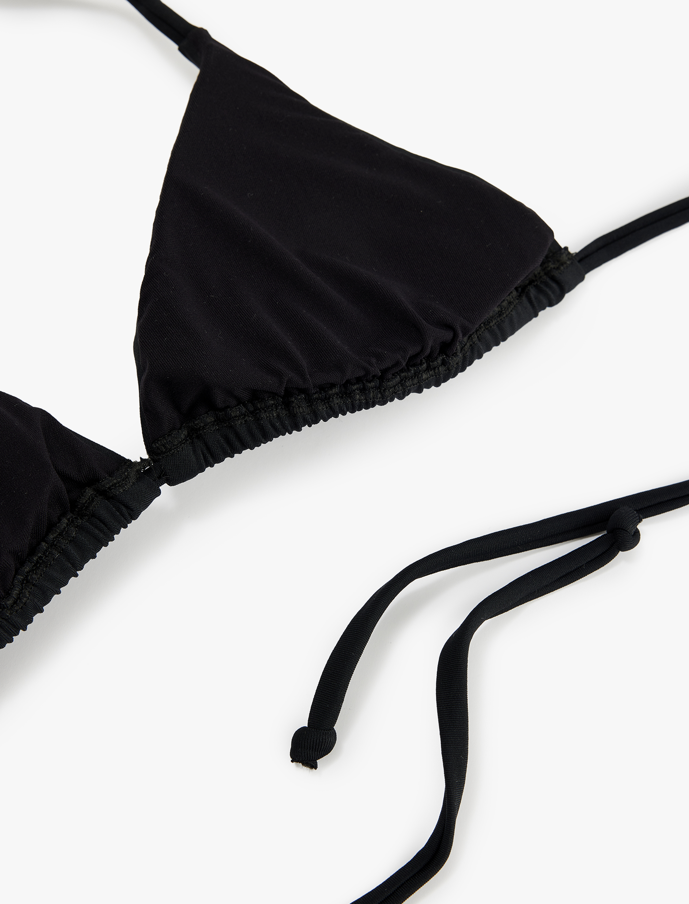 Koton X Sibil Çetinkaya - Taş Detaylı Üçgen Bikini Üstü