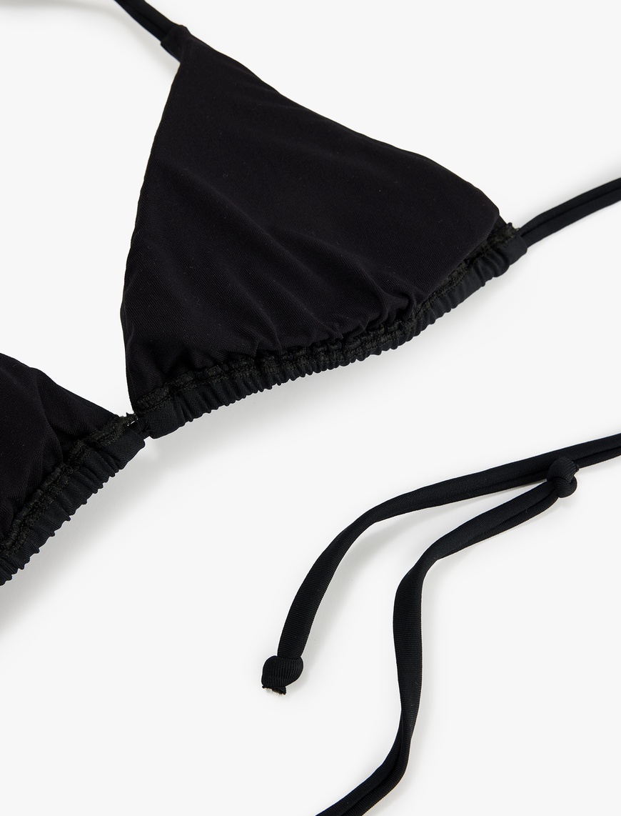   Koton X Sibil Çetinkaya - Taş Detaylı Üçgen Bikini Üstü
