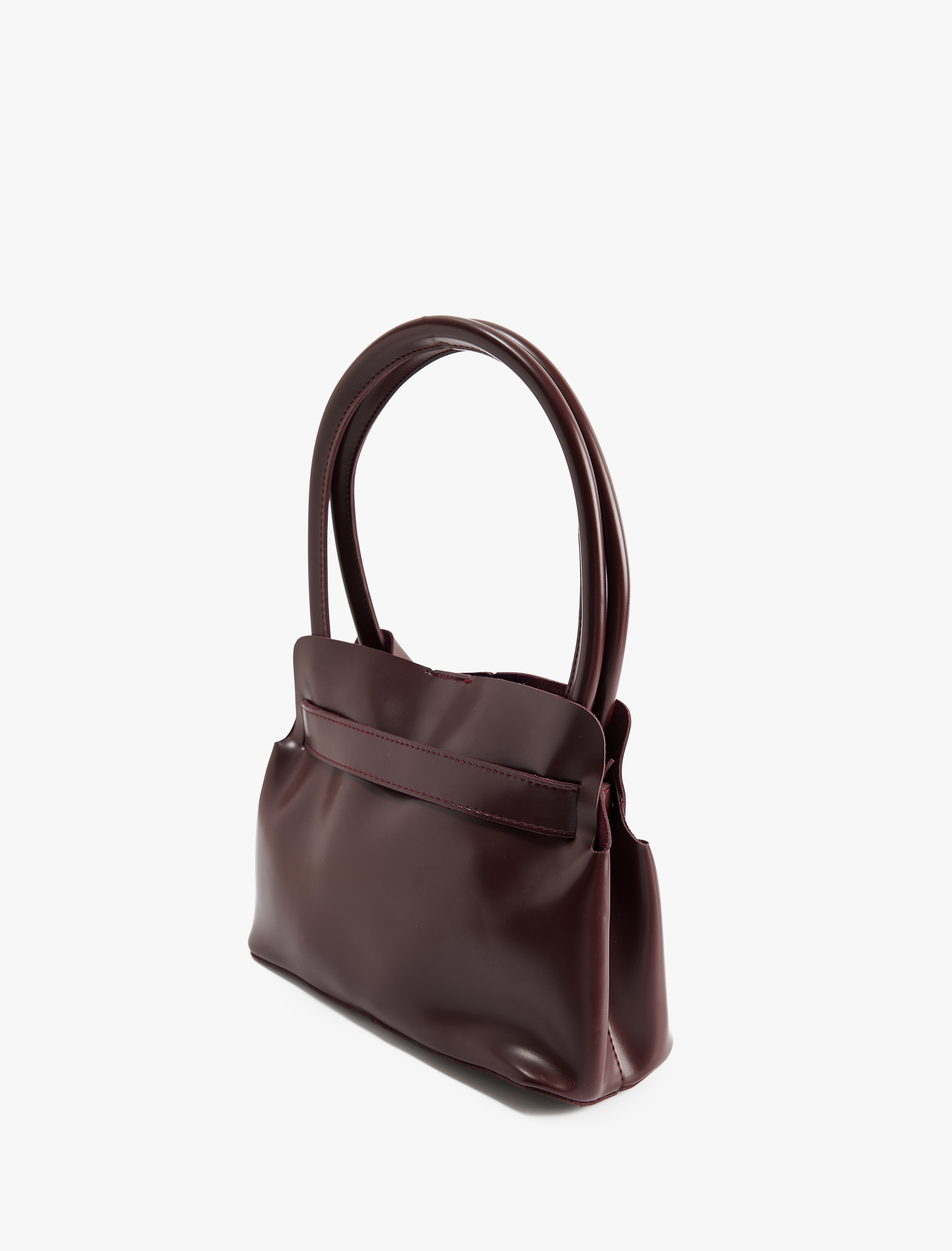  Kadın Metalik Aksesuarlı Toka Detaylı Saplı Suni Deri Çanta